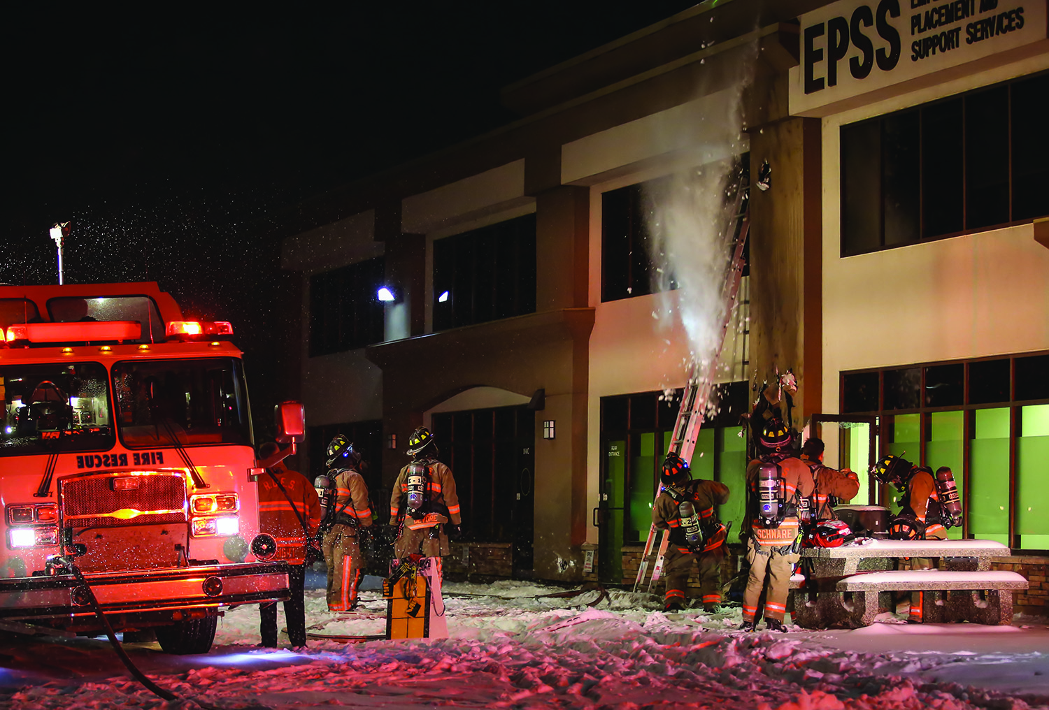 HUGE DISASTER- A massive fire ripped through Formula Powell L.P. in Blackfalds