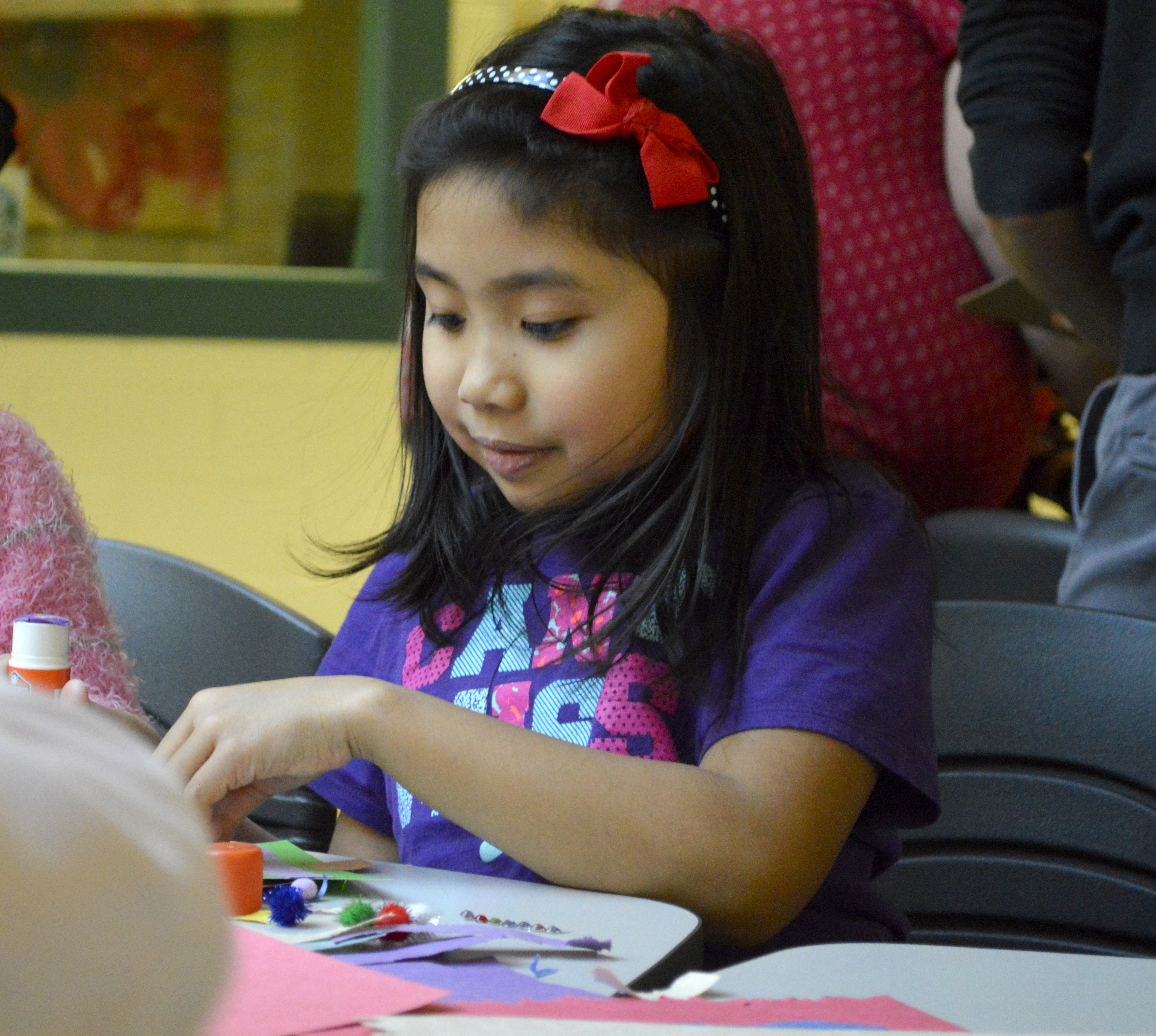 FIRST CHRISTMAS - Grade 3 student Paulene Manlapaz was making crafts at St. Patrick’s Community School on Wednesday. Manlapaz is from the Philippines and is celebrating her first Christmas in Canada.