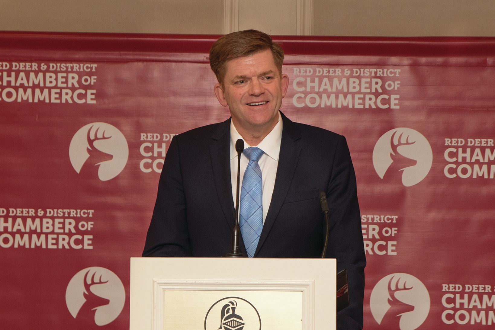 CITY VISIT - Wildrose Party Leader Brian Jean was brought to Red Deer by the local Chamber of Commerce