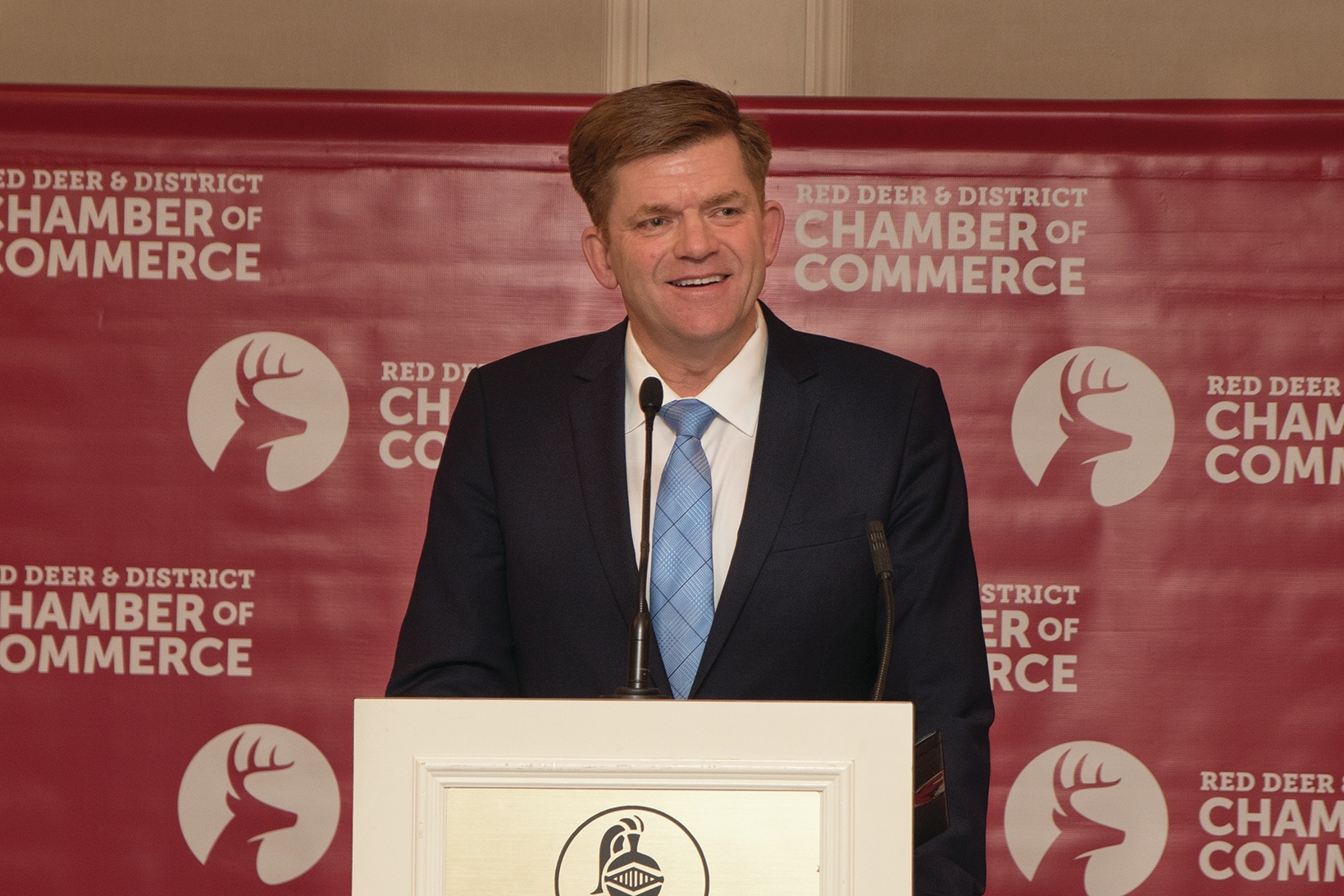 CITY VISIT - Wildrose Party Leader Brian Jean was brought to Red Deer by the local Chamber of Commerce