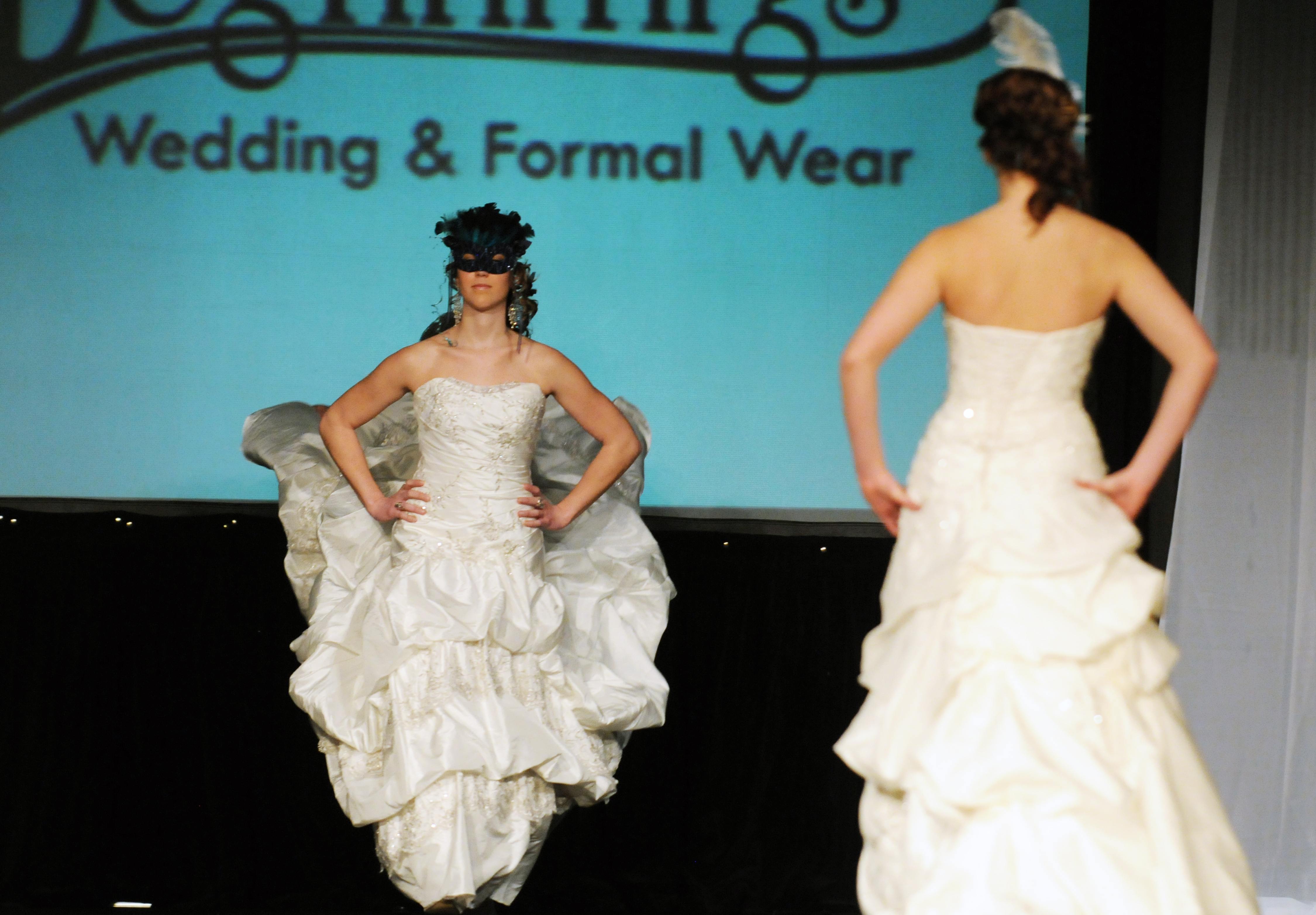 THE RUNWAY- Wedding gowns from shops all over Red Deer were showcased at the With This Ring Bridal Gala this past weekend at the Westerner.