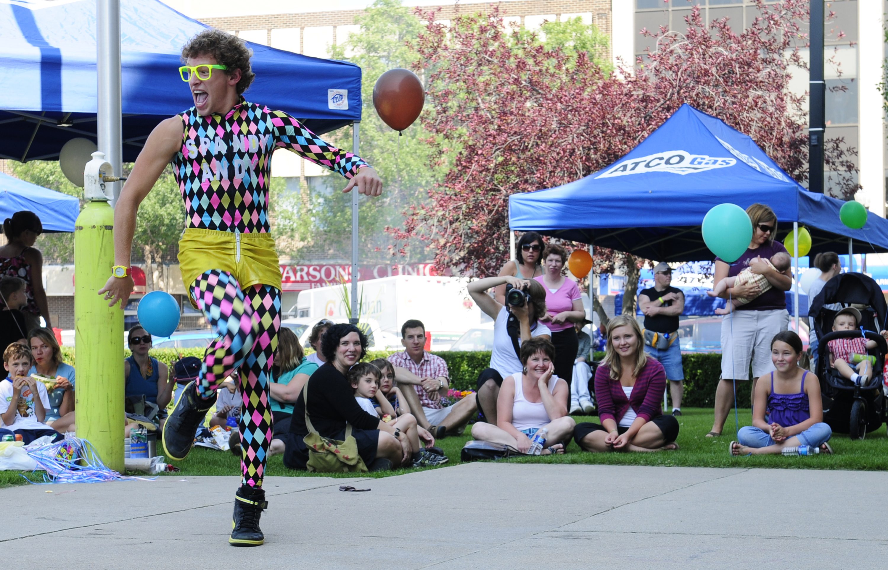 UNSTOPPABLE- Spandy Andy will be one of the many performers during this year's rendition of CentreFest this weekend in downtown Red Deer.