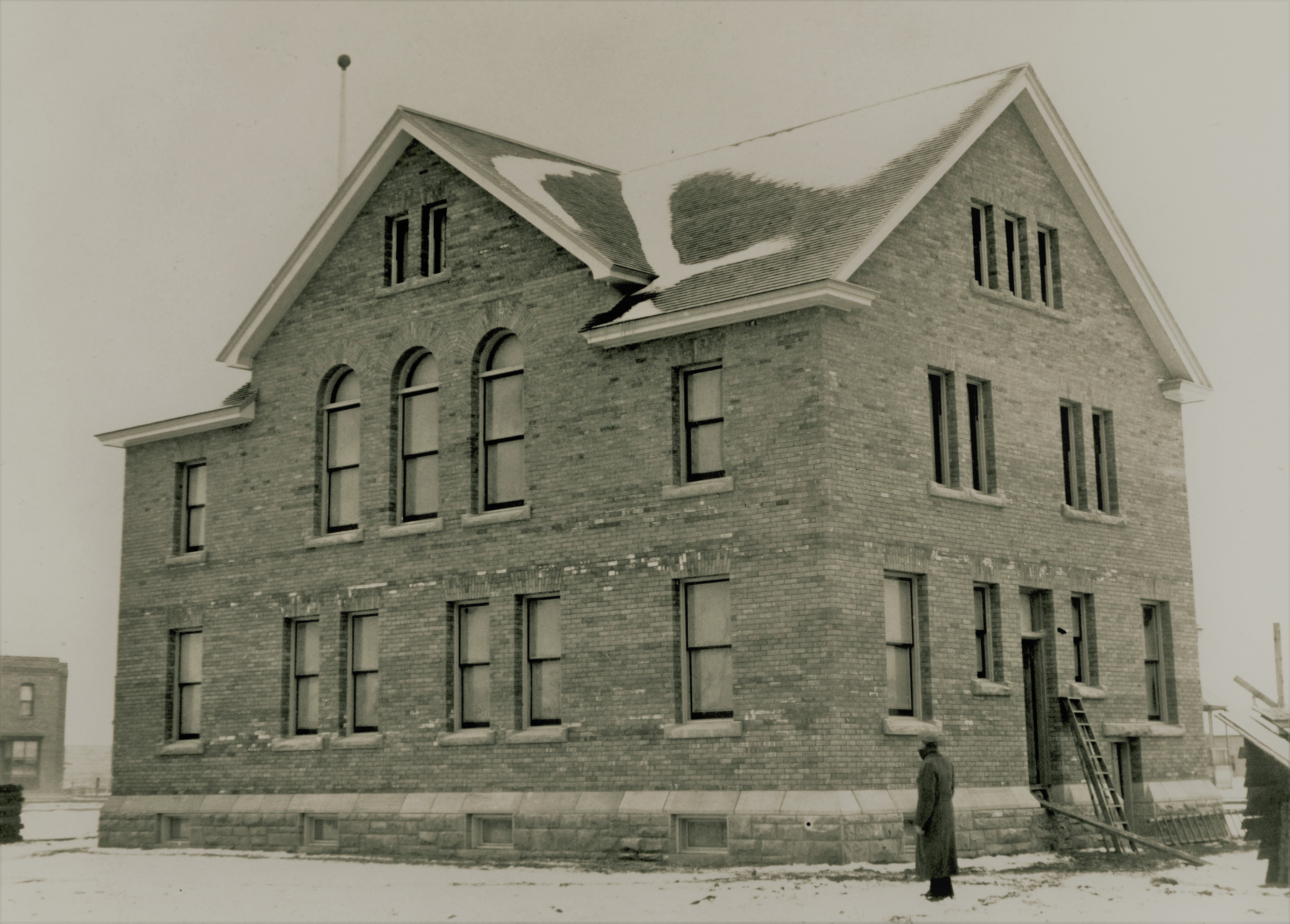 EARLY JUSTICE - Red Deer’s first court house on the southwest corner of Ross Street and MacKenzie (49) Ave.