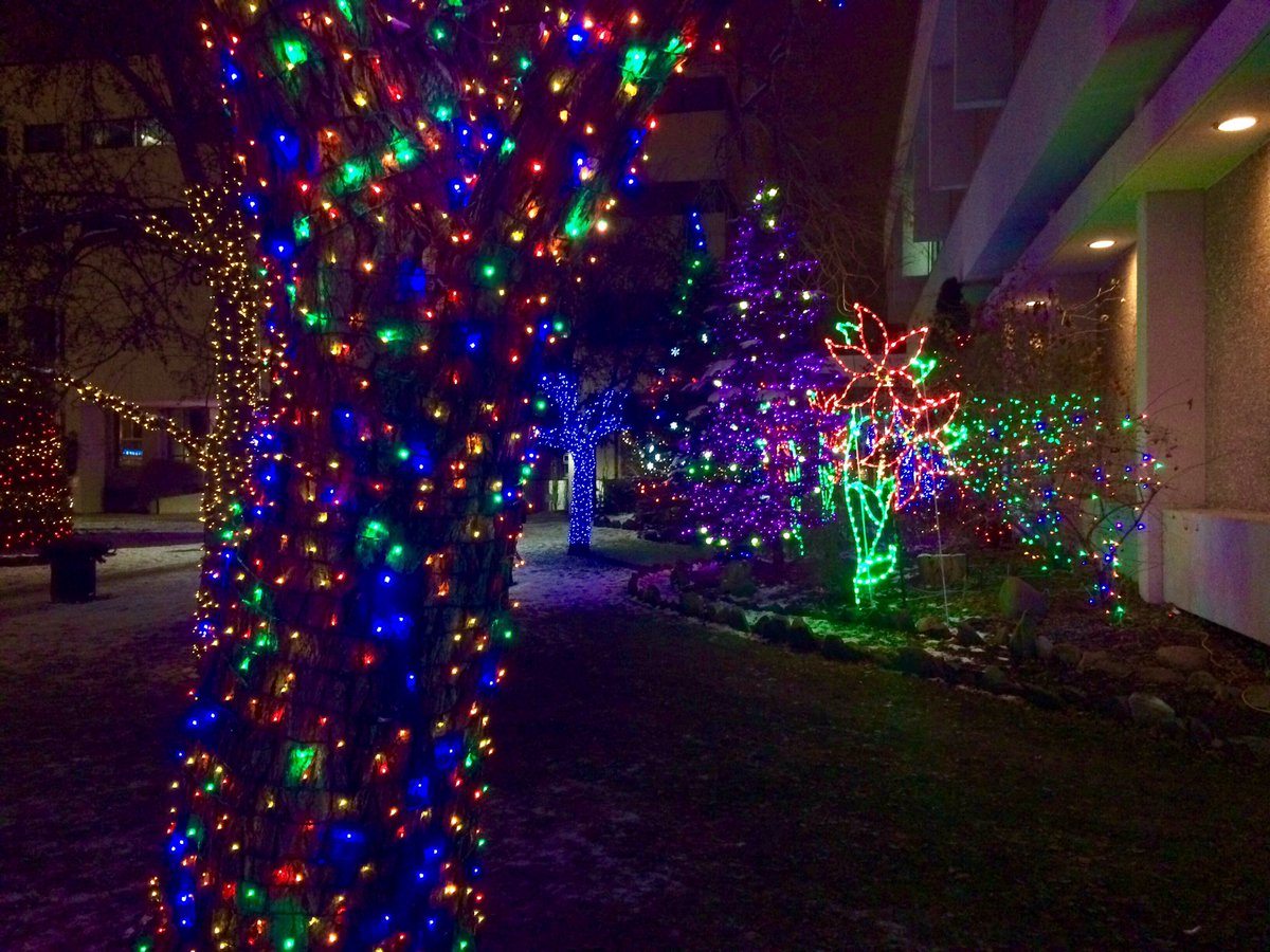 SEASONAL SIGHT - City Hall Park and much of downtown Red Deer are decorated for the holiday season.