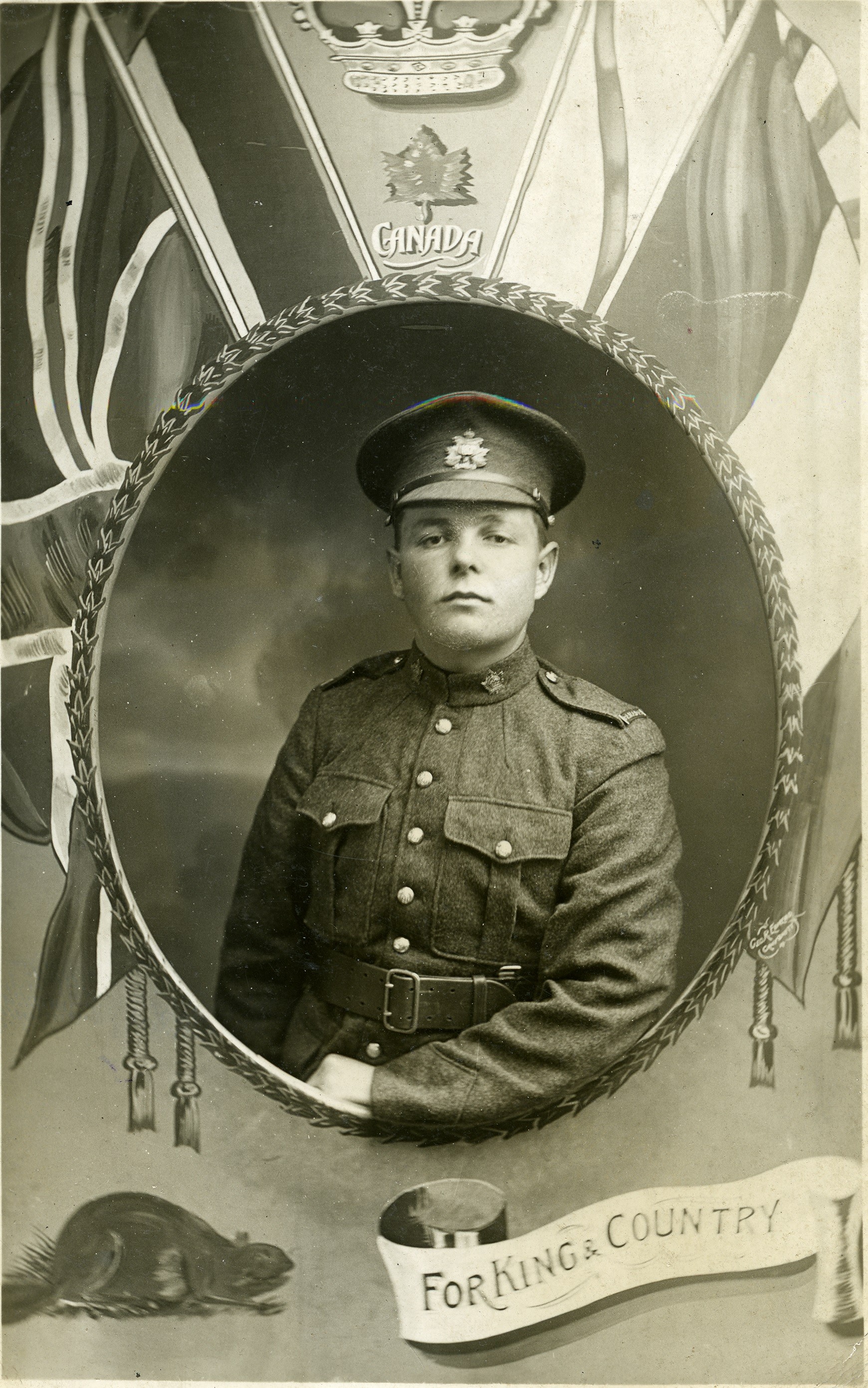 BRAVERY - Pictured here is John Richards. He enlisted with the 187th Battalion and later transferred to the 50 Battalion overseas. He was erroneously reported as missing and believed killed in action not long after his family got word that his brother Will Richards had been killed at the Battle of Vimy Ridge.