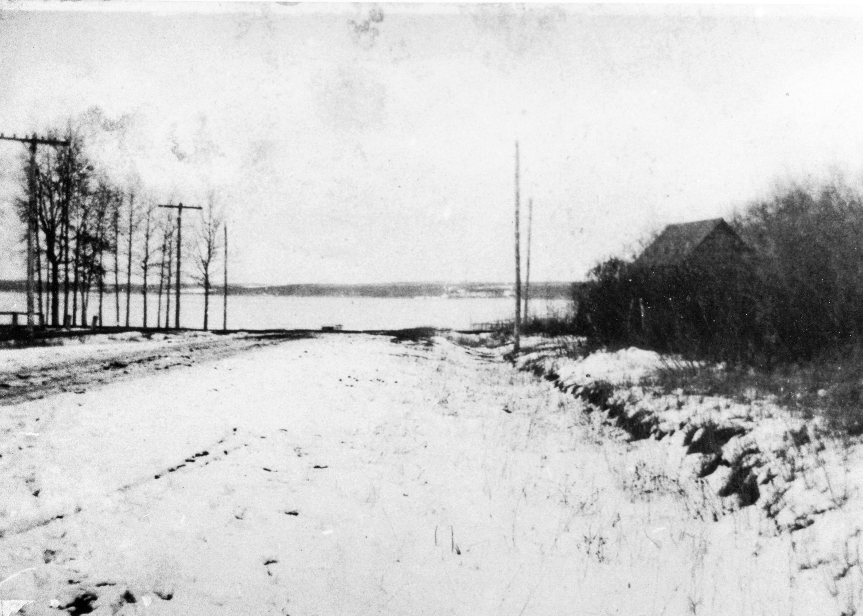 EARLY DAYS- Sylvan Lake's Main (50) St. c. 1905. The building on the right side of the photo is the Loiselle store.