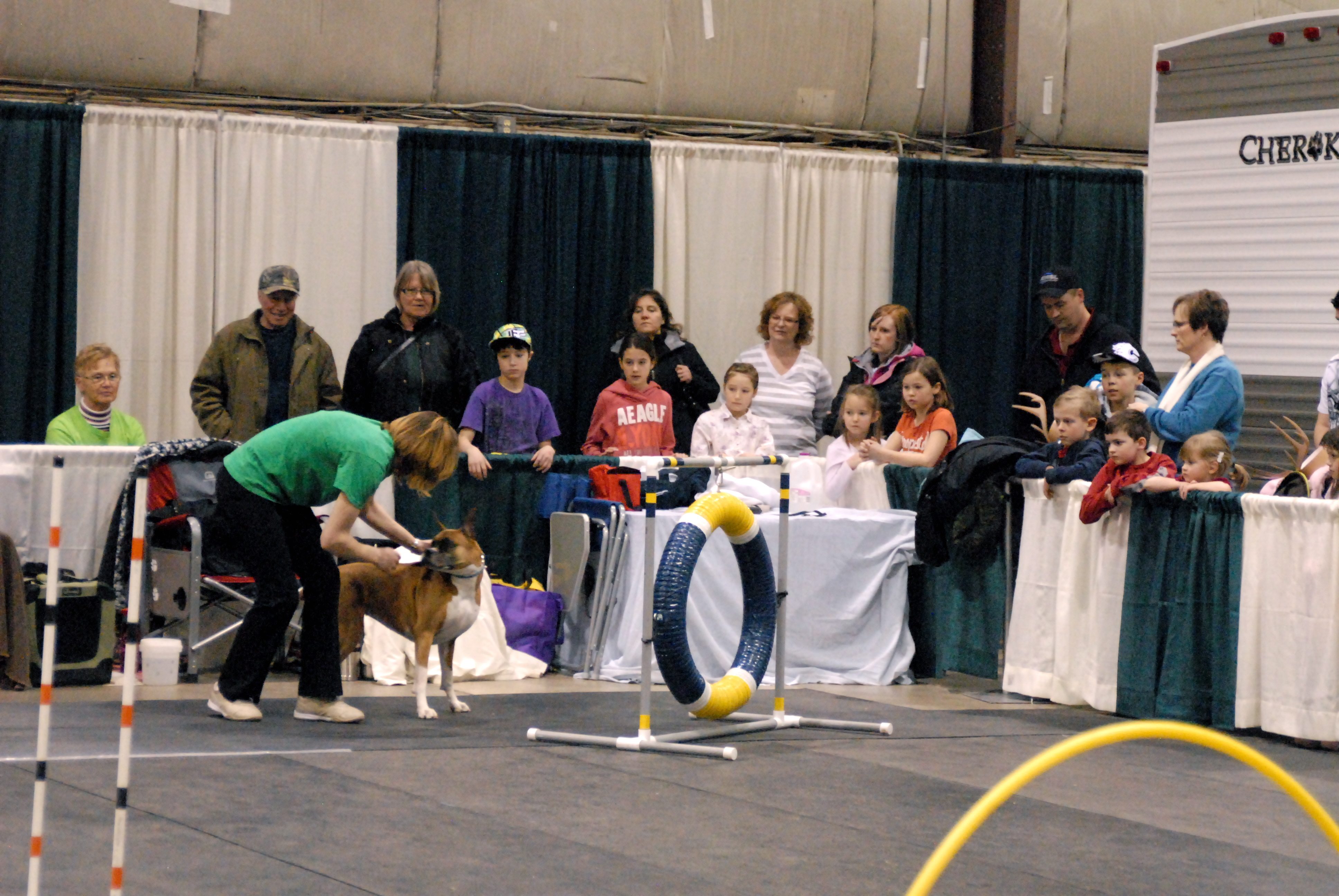 HOT DIGGITY- The Hot Diggity Dogs put on small shows throughout the weekend at the Red Deer Sportsman and Outdoor Adventure Show.