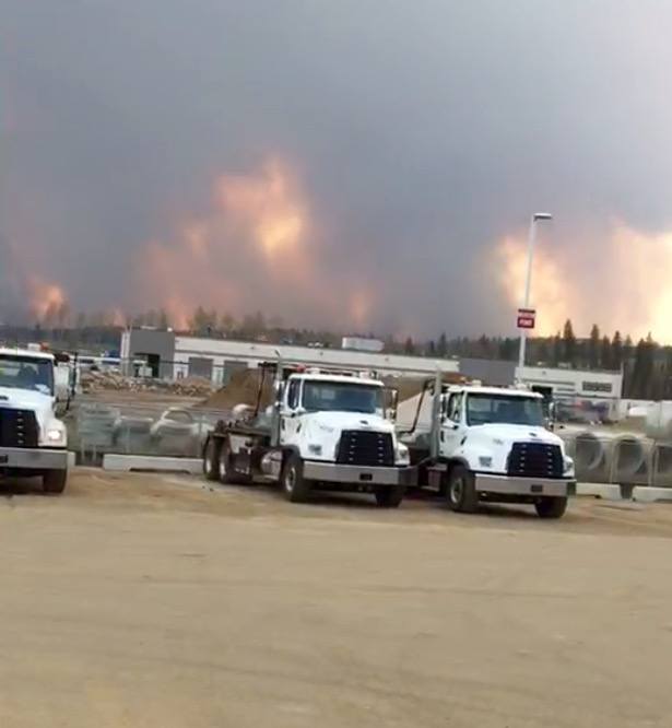 DEVASTATION - The fire in and around Fort McMurray continues to burn and has reached 85