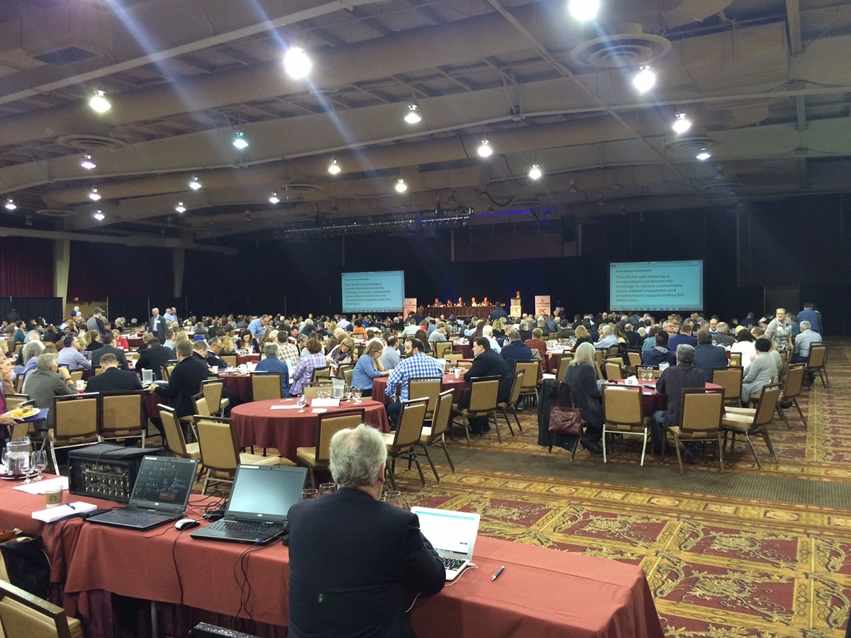 POLICY CONVENTION - Members of the Alberta Progressive Conservatives met in Red Deer this past weekend for the 2016 Policy Convention & Special General meeting which was held at the Sheraton. A leadership forum was held Saturday night as well which attracted abotu 1