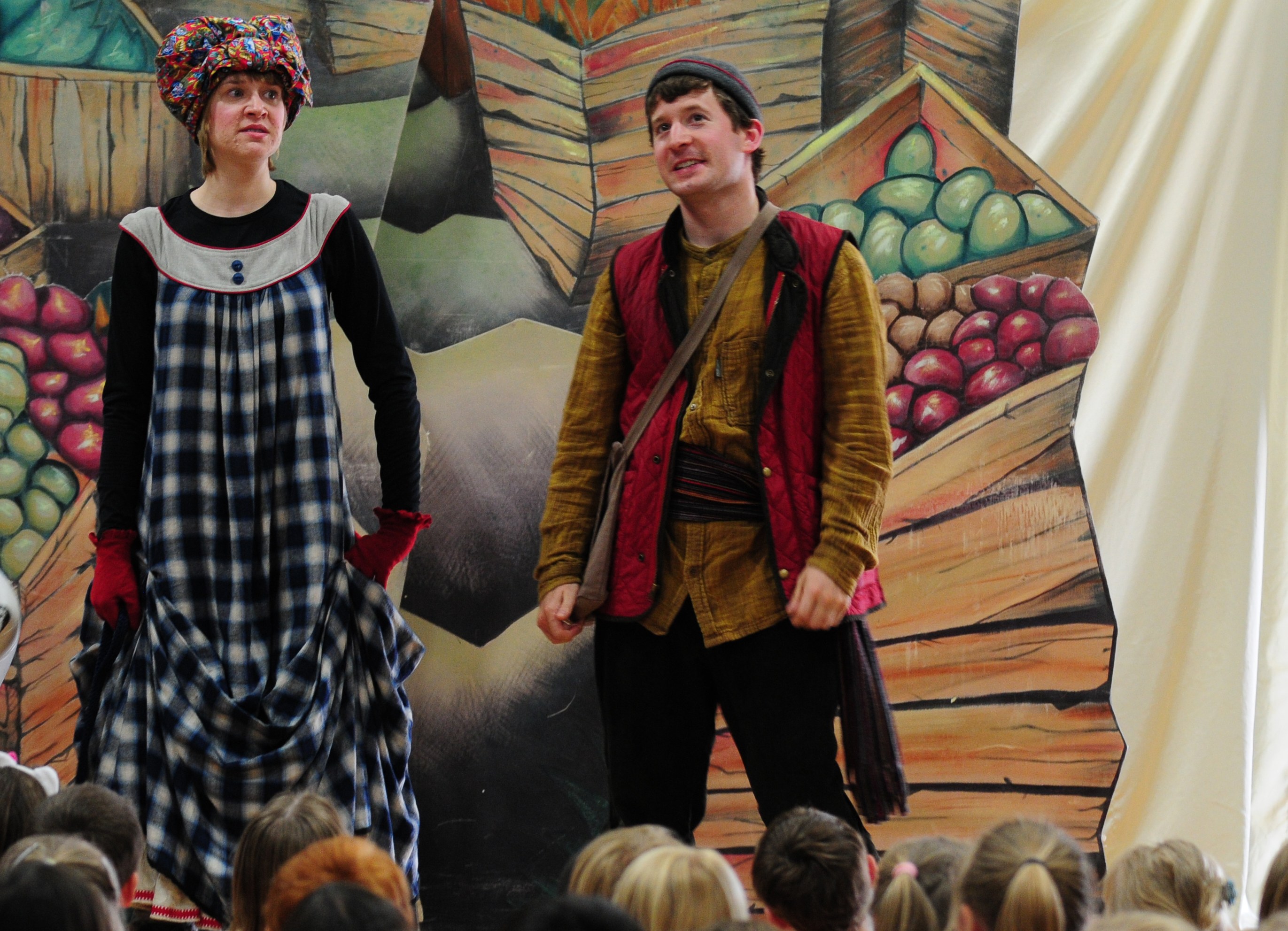 MAGIC- Westpark elementary students got a real treat as Actors with the Alberta Opera Touring Group performed Jack and the Beanstalk Monday afternoon.