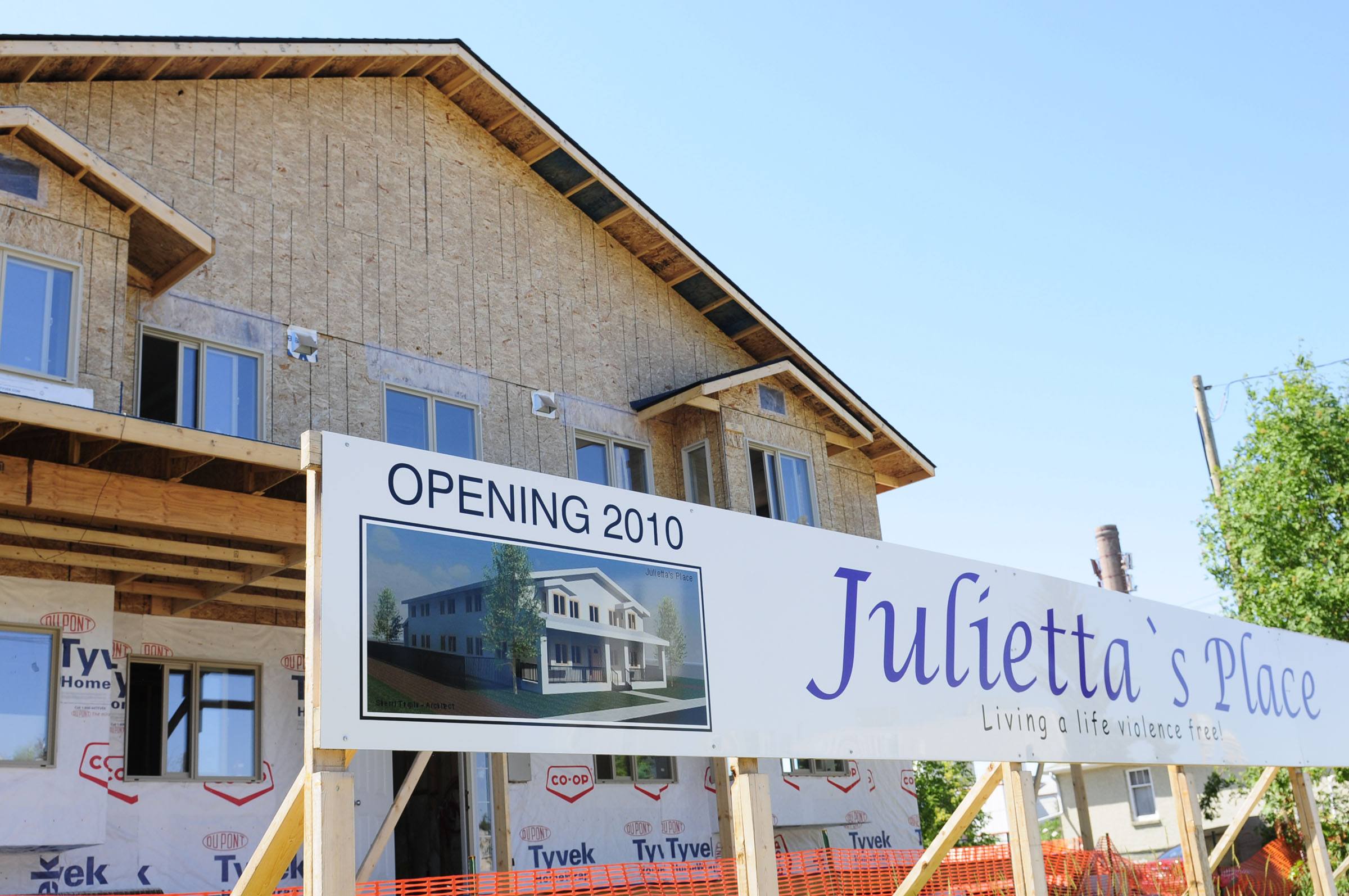 Julietta's Place will provide affordable housing for women and children escaping domestic violence. The facility is expected to open in October.