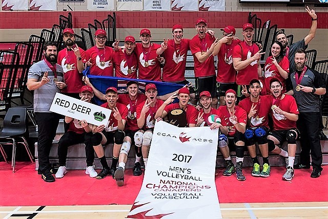 CHAMPS! - The Red Deer College Kings volleyball team claimed their third national championship in four years this past weekend.