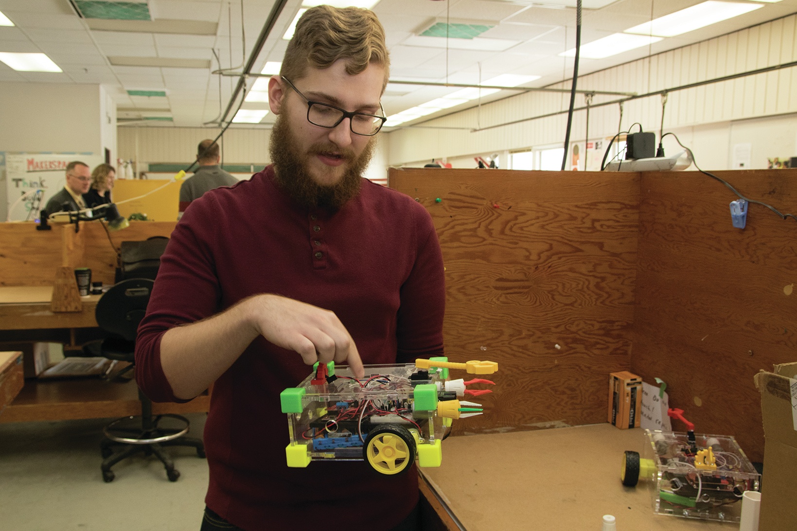 CREATIVE APPLICATION - The Red Deer College Makerspace was essential for allowing Tyler Drozdowski