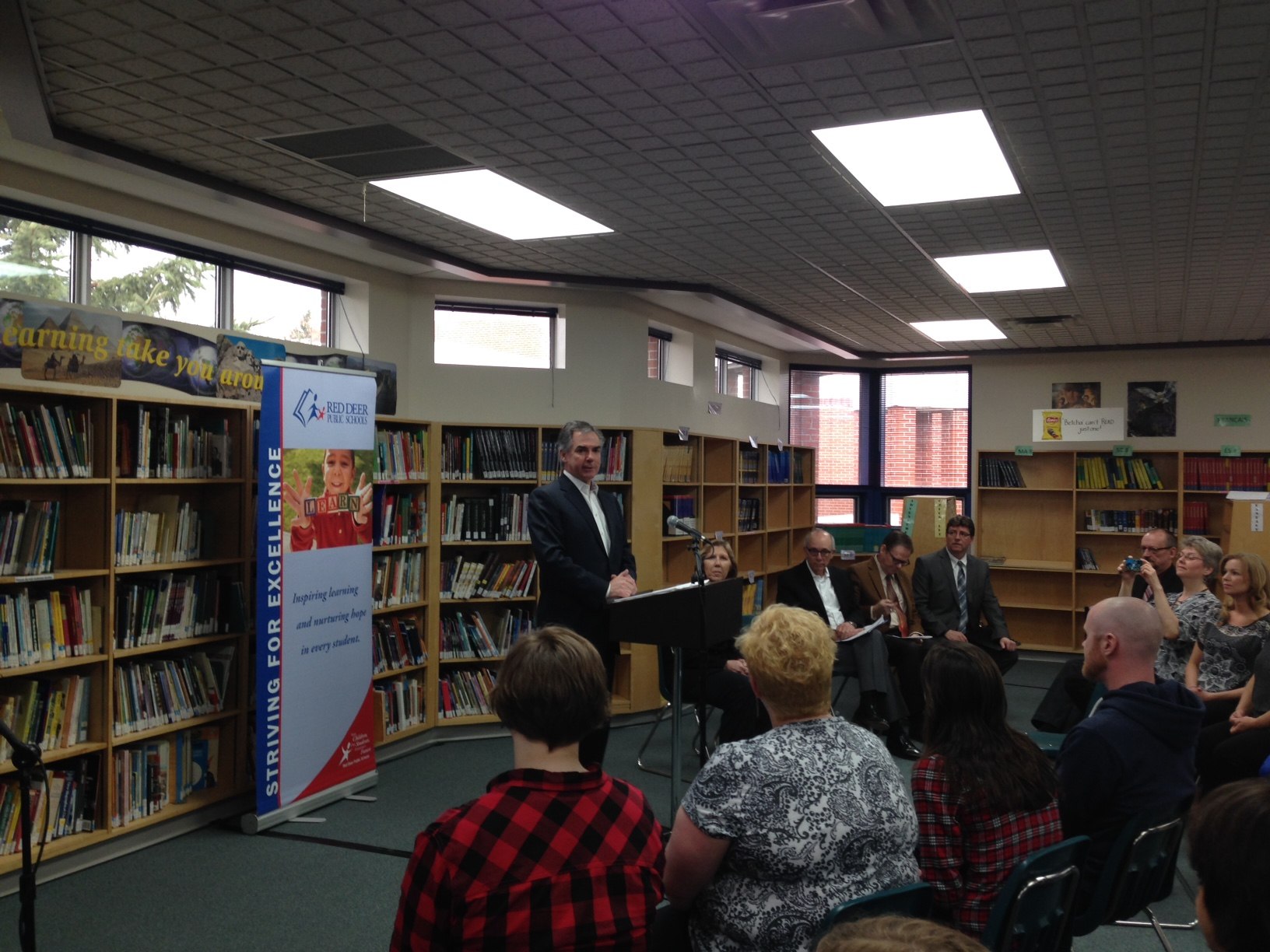 ANNOUNCEMENT – Premier Jim Prentice along with Health Minister Stephen Mandel announced funding for a local initiative