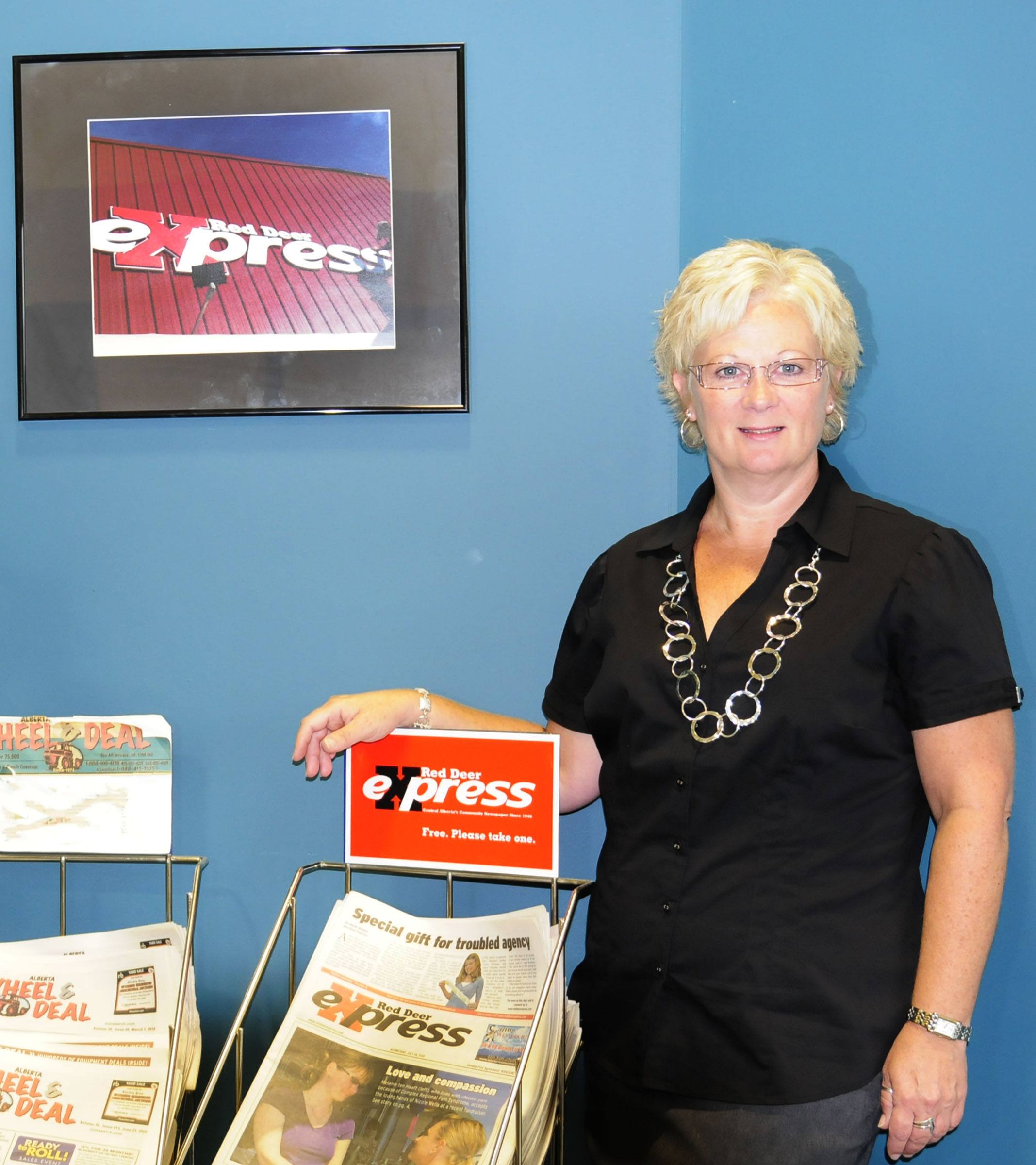 Tracey Scheveers has been appointed the new publisher of the Red Deer Express.