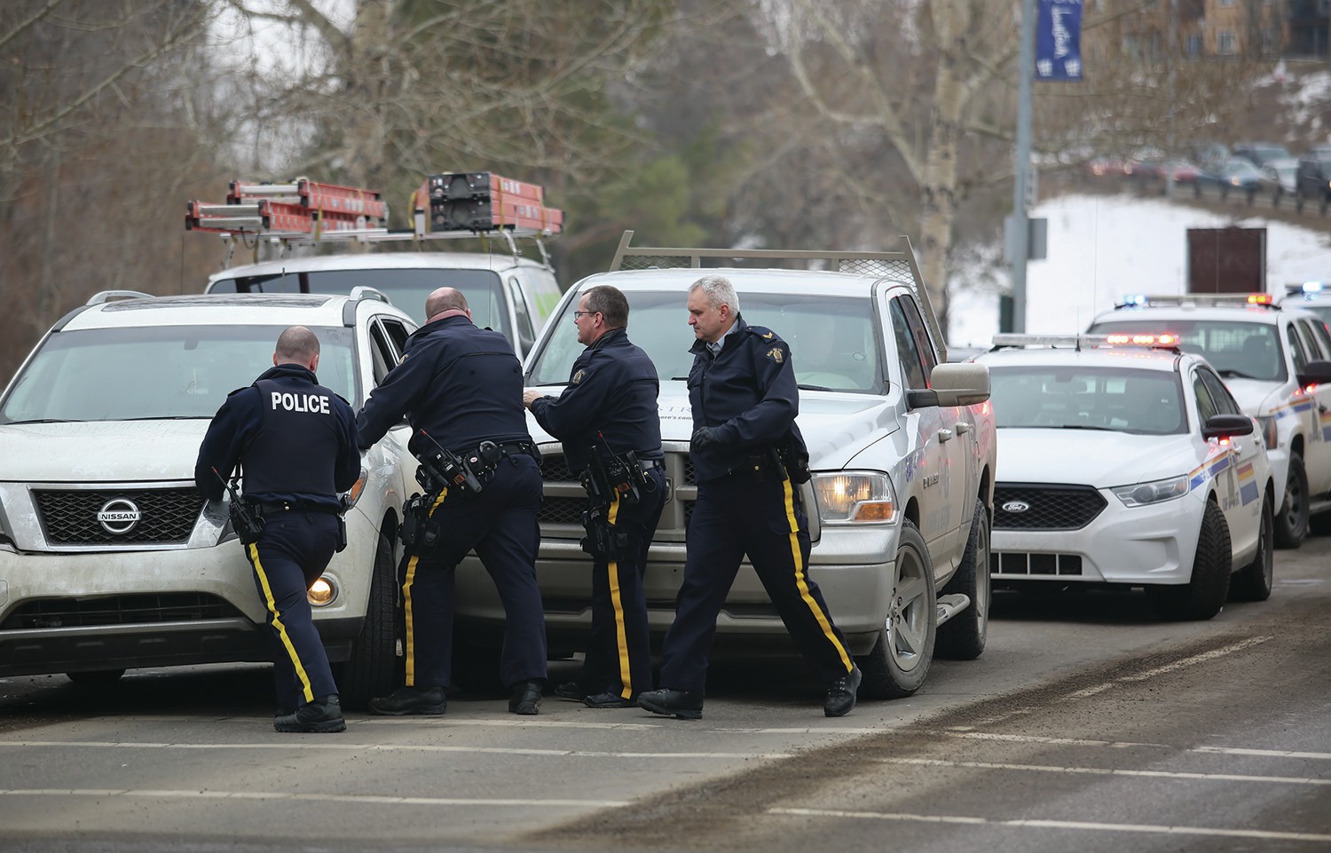 ARRESTS MADE - Police have arrested the fourth and final suspect after a hit and run in downtown Red Deer on Tuesday.