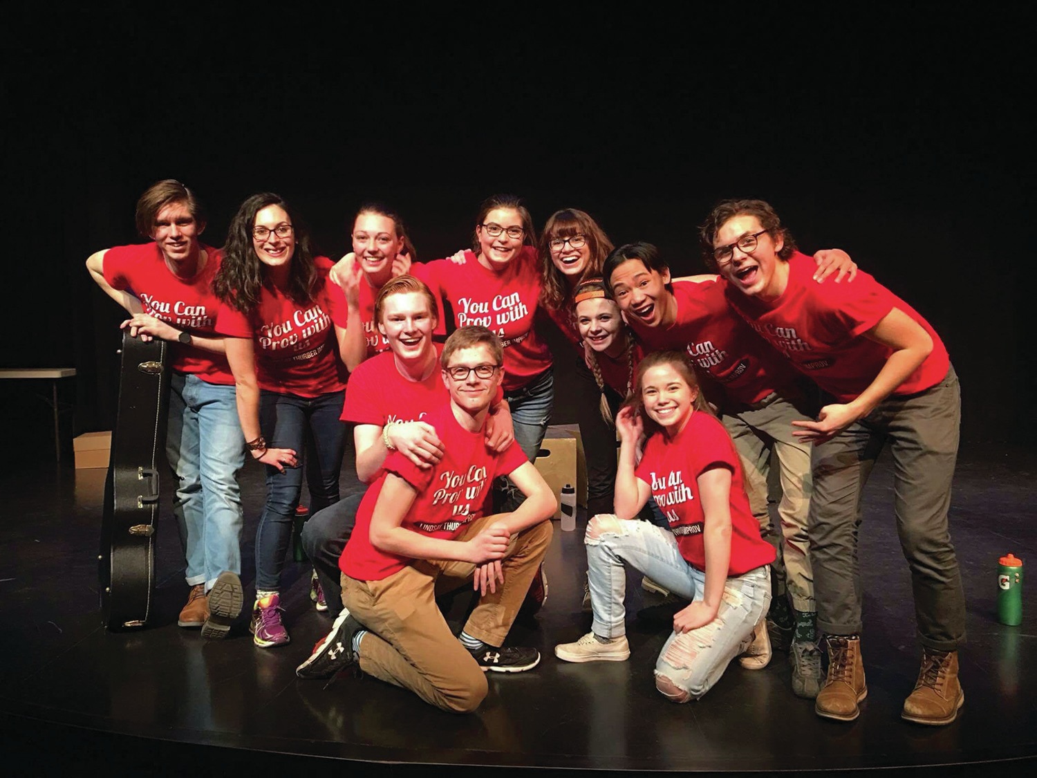 IMPROVAGANZA- The Lindsay Thurber Raiders Improv team participated in the Canadian Improv Games in Edmonton as part of the Wildfire Teen Improv Festival recently.