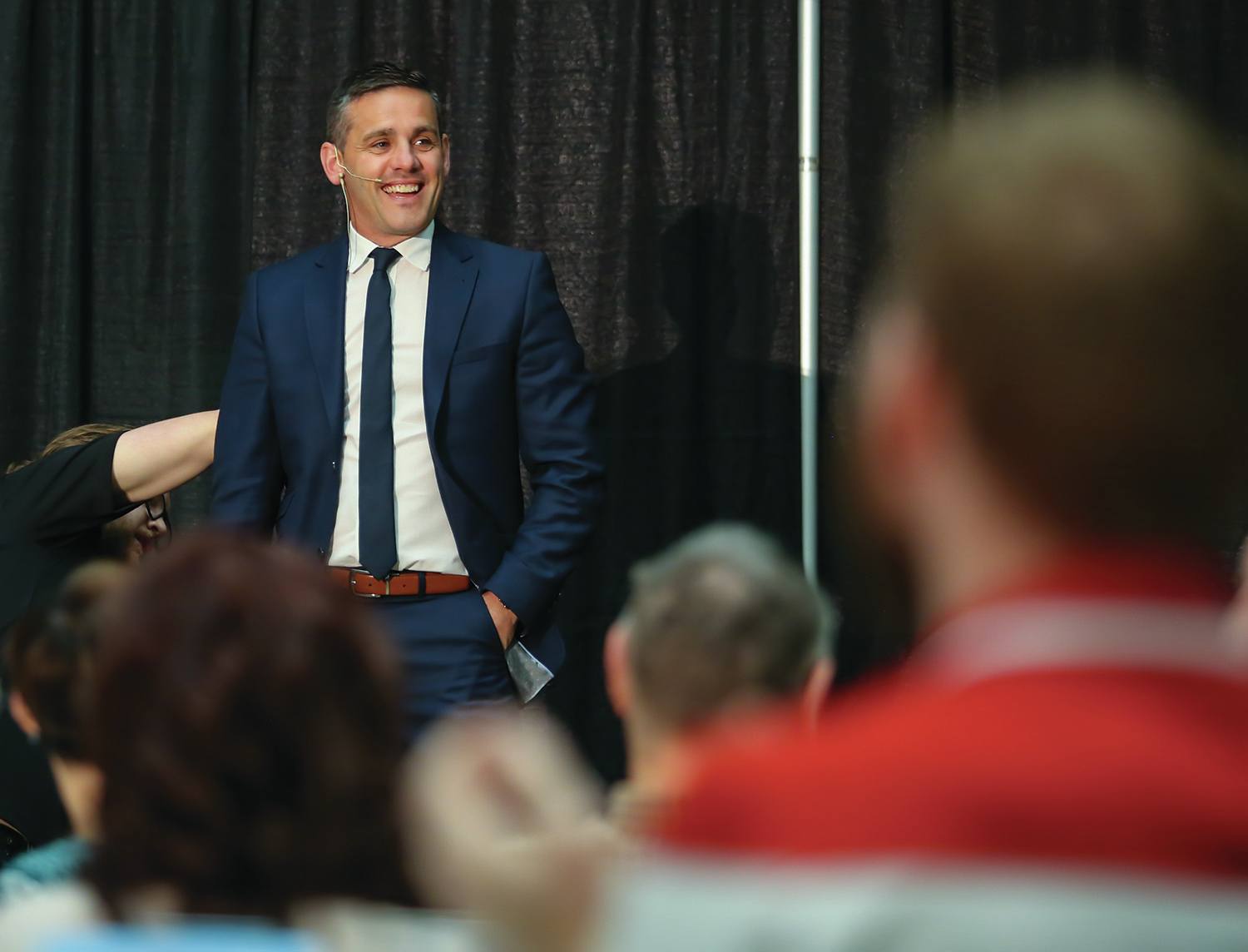 INSPIRING - Canadian Women’s National soccer coach John Herdman spoke to attendees at the Red Deer College Athletics Scholarship Breakfast about taking the National Women’s Soccer team to back to back Olympic bronze medals.