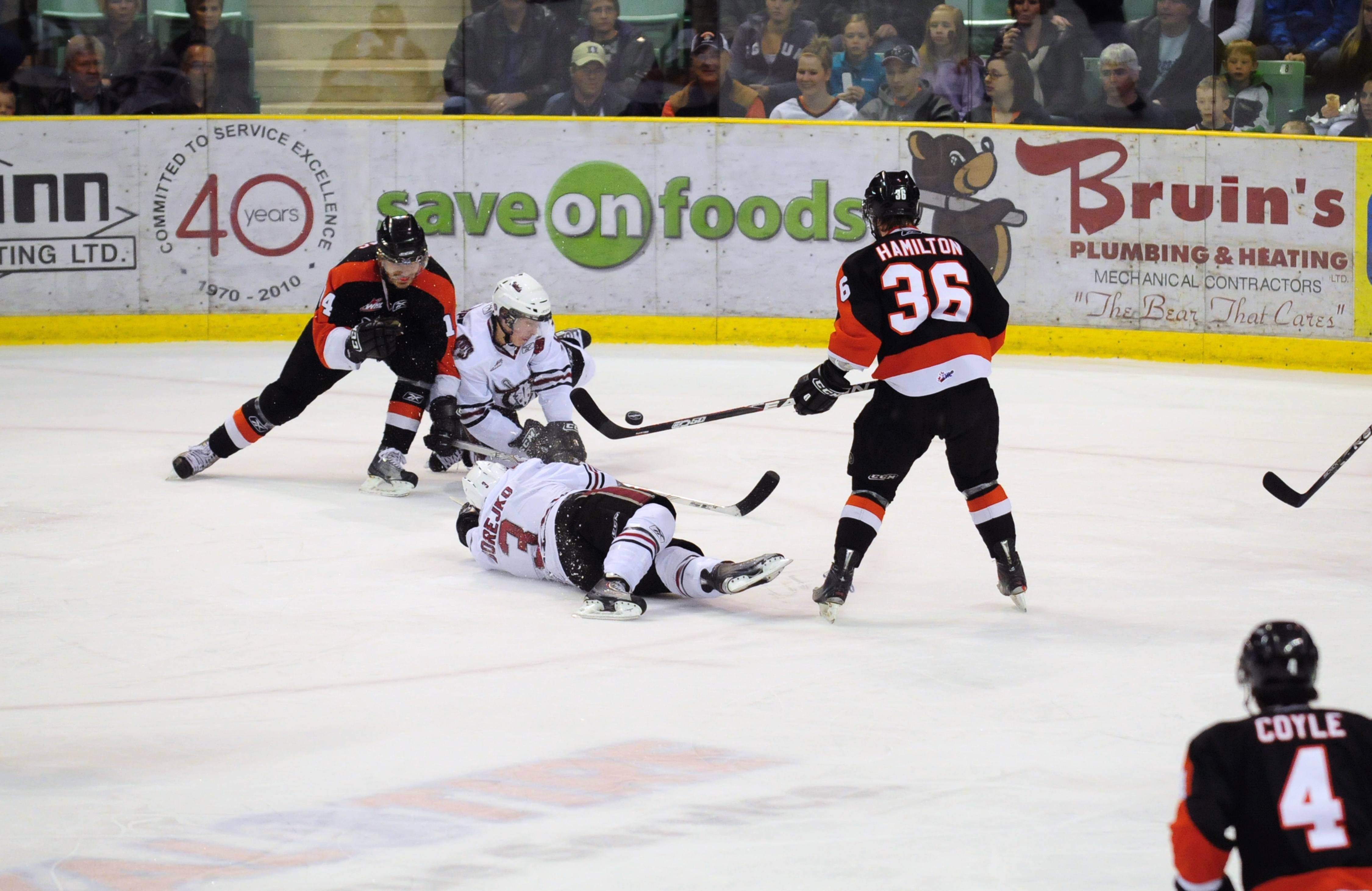 FINAL TRY- The Red Deer Rebels fought their last battle this past weekend but were unsuccessful in beating the Medicine Hat Tigers. The Rebels are now done their season losing Saturday night 4-5.