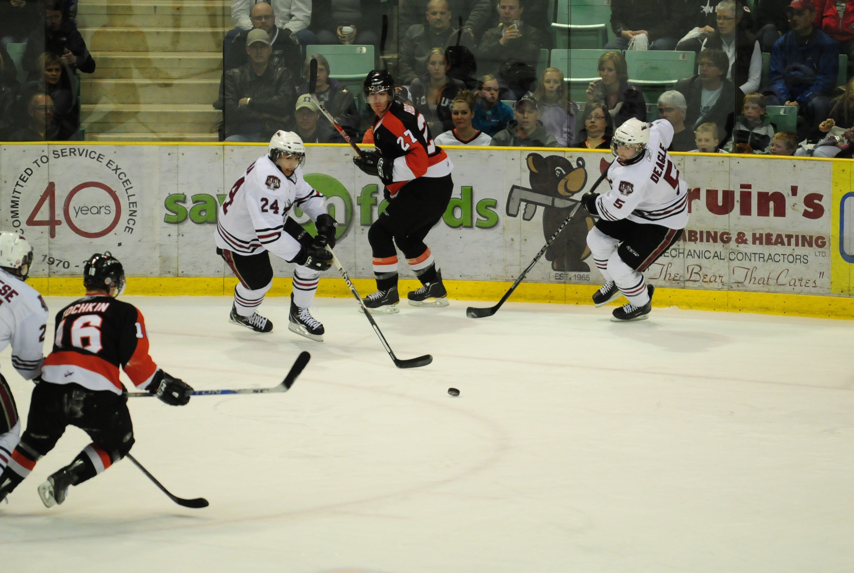 FINAL TRY- The Red Deer Rebels fought their last battle this past weekend but were unsuccessful in beating the Medicine Hat Tigers. The Rebels are now done their season losing Saturday night 4-5.