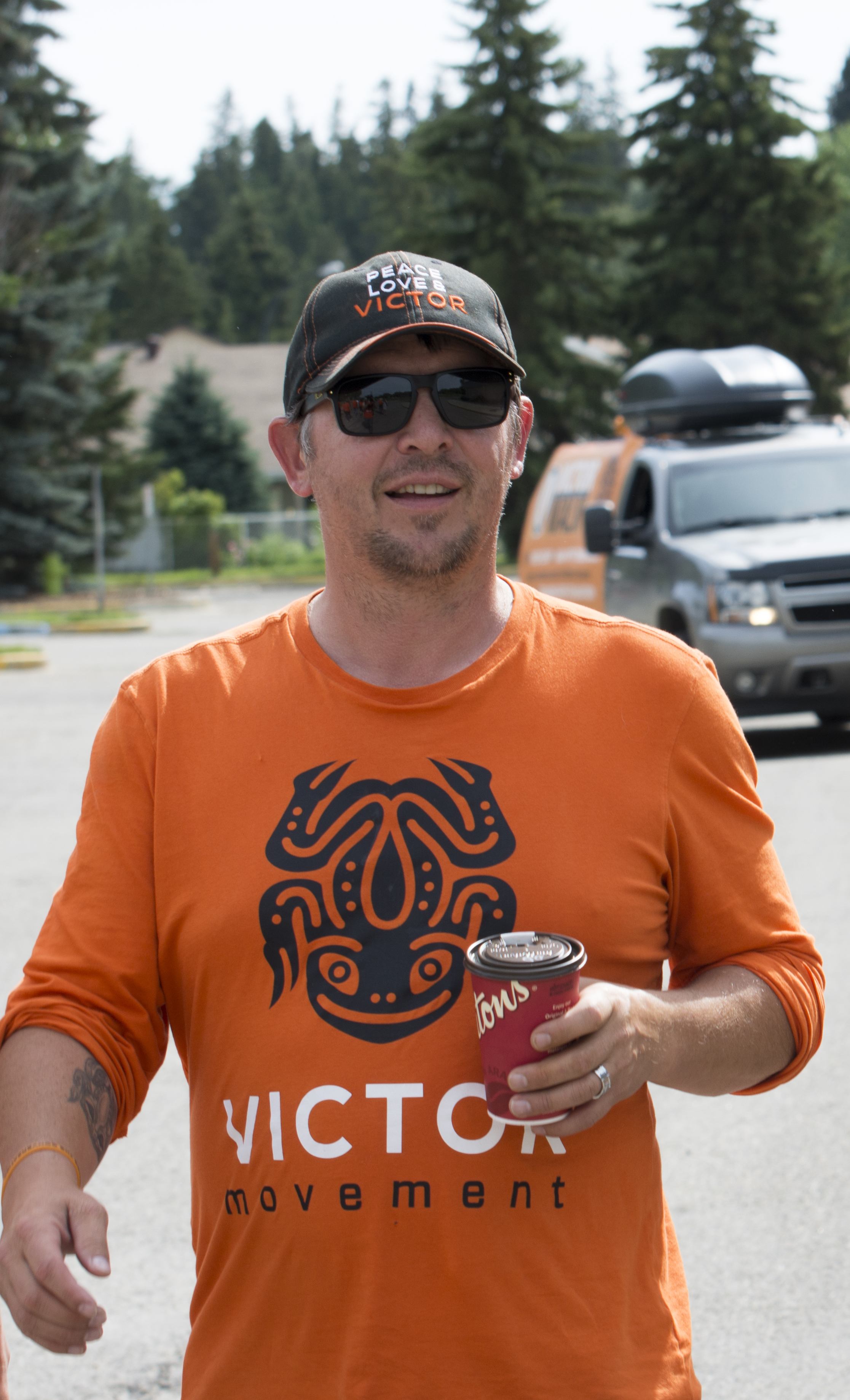 VICTIM TO VICTOR – Former NHL player Theo Fleury visited Red Deer last week as part of the Canadian hockey players initiative the Victor Walk