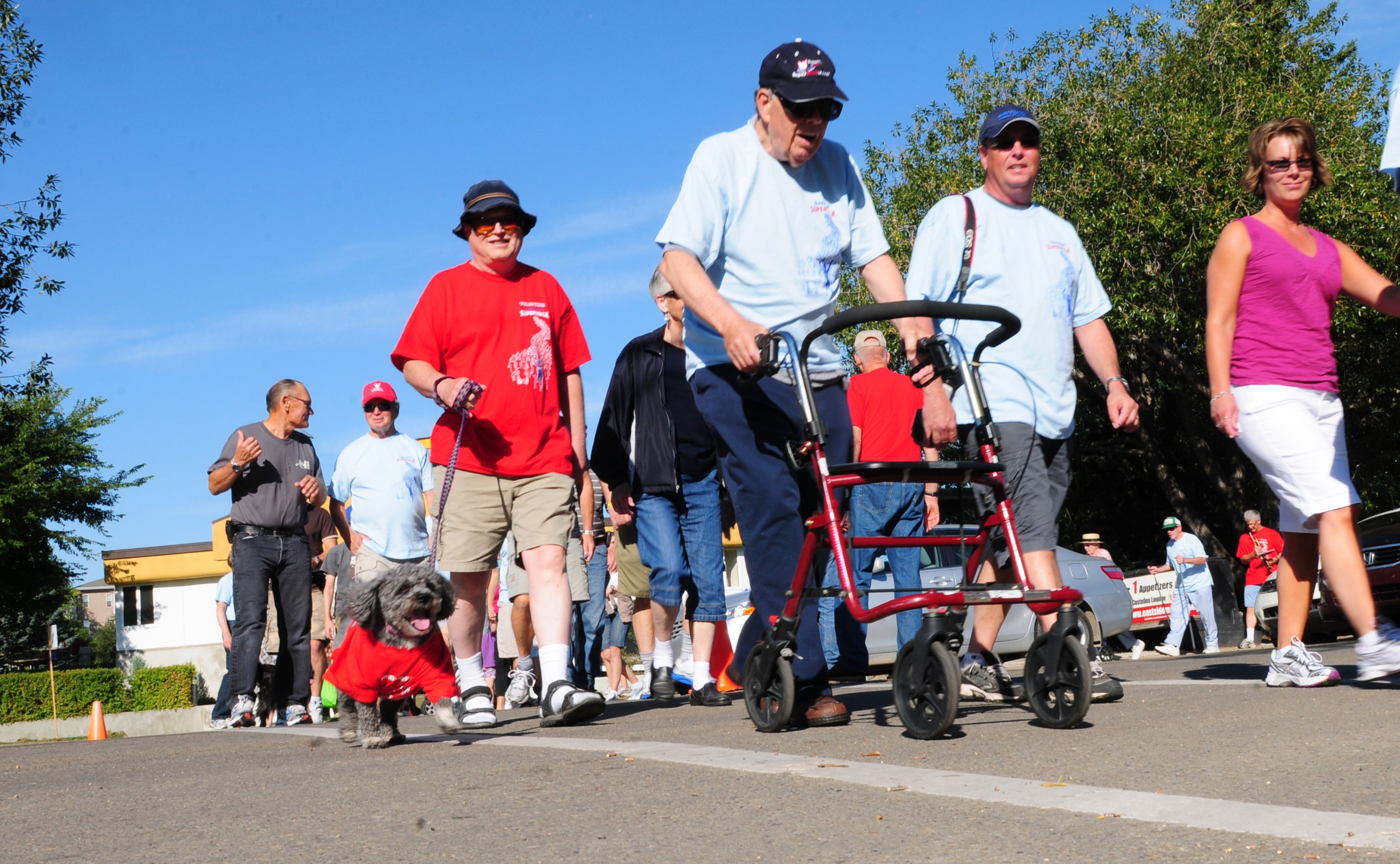 GREAT CAUSE- Many Red Deerians took part in this past weekend’s Parkinson Super Walk around Red Deer to raise money for the disease. Participants started at the Golden Circle and made their way through the City.