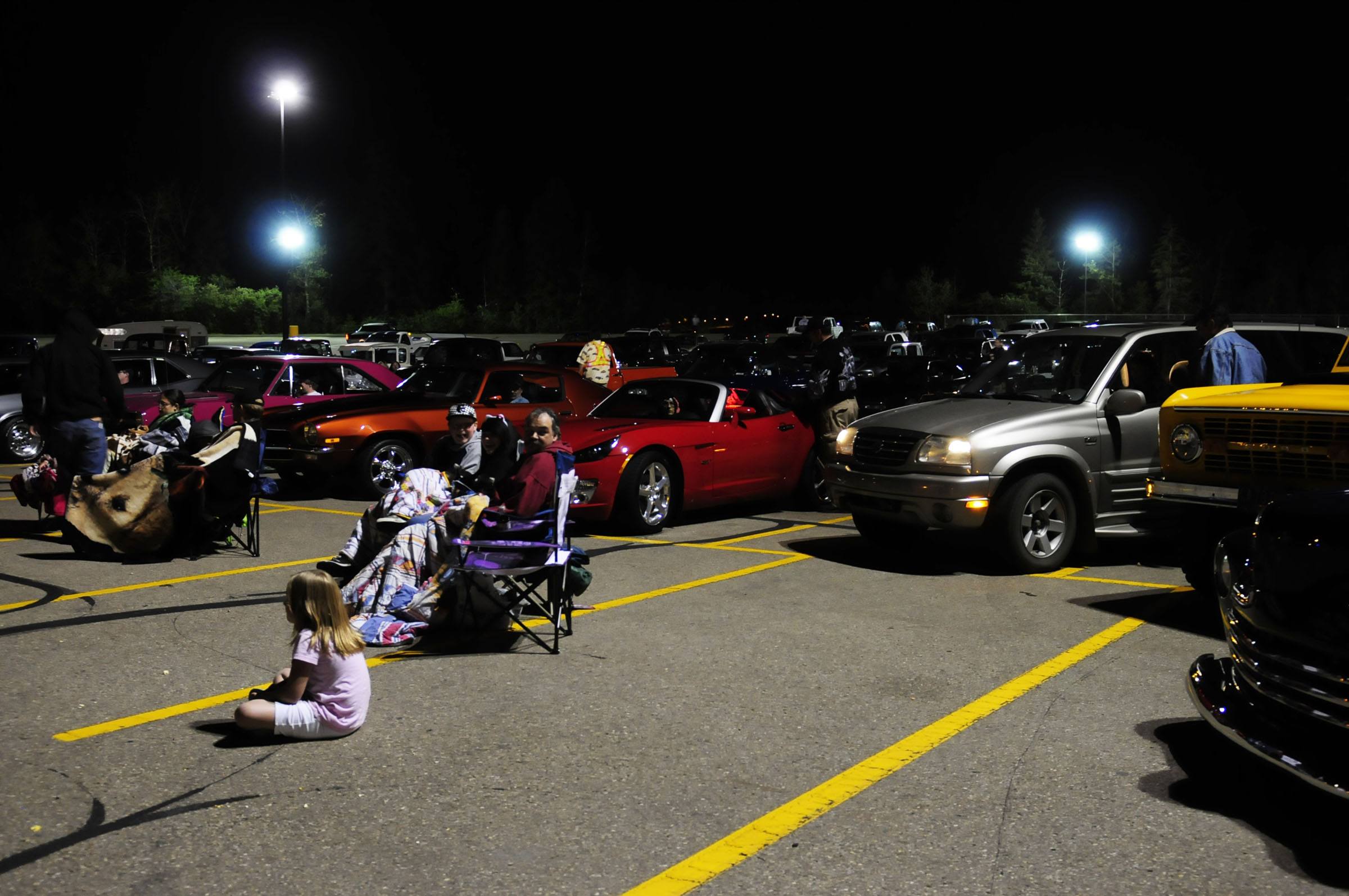 The parking lot at the east end of Parkland Mall was full as the End of Summer Party in support of the Red Deer Food Bank was a success Friday night. There was a kids zone that included the Giggle Gang