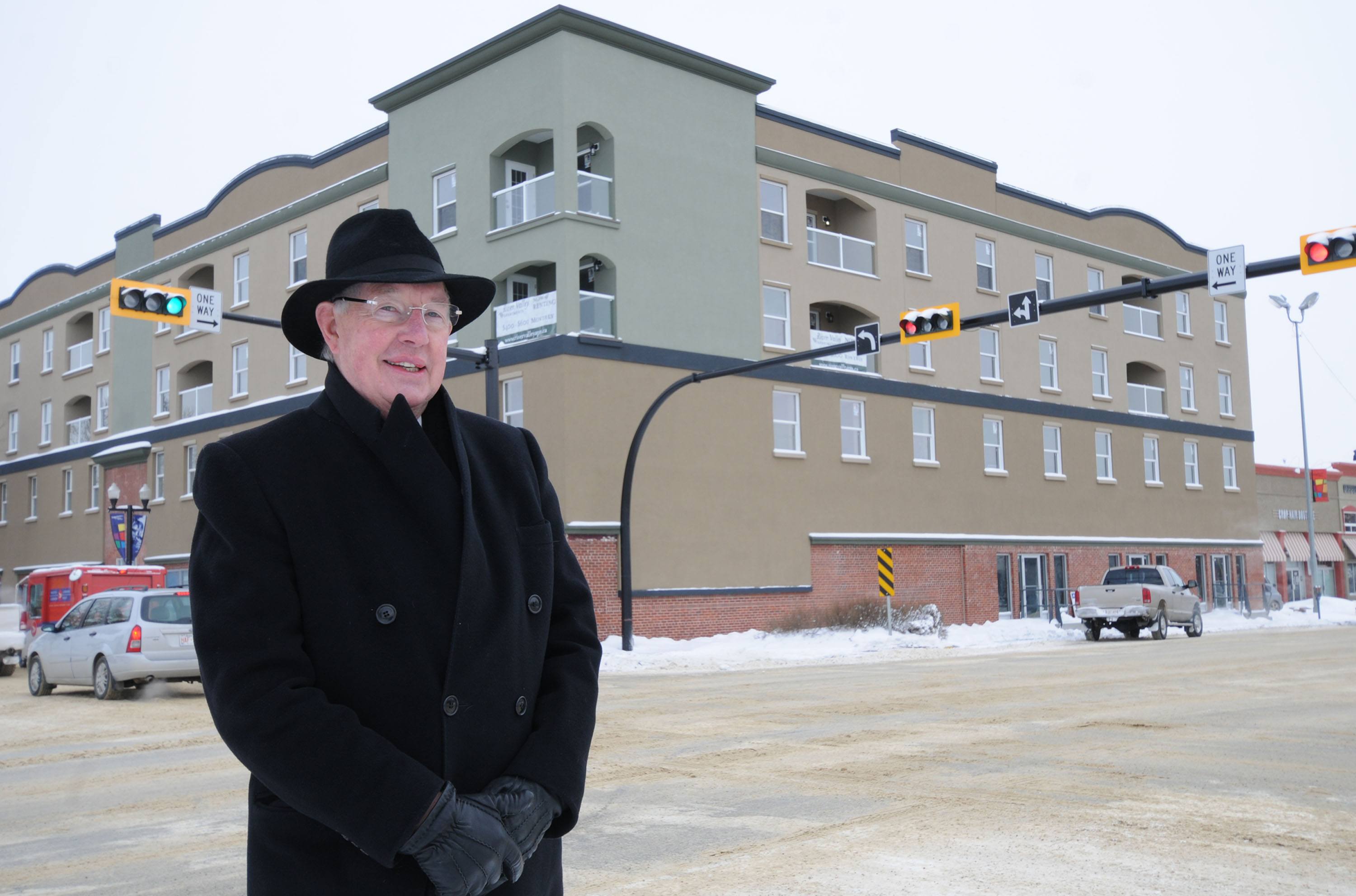 NEEDED SPACE- An interior look at one of the many affordable housing suites in the new River Valley Apartments downtown which is set to open next month.