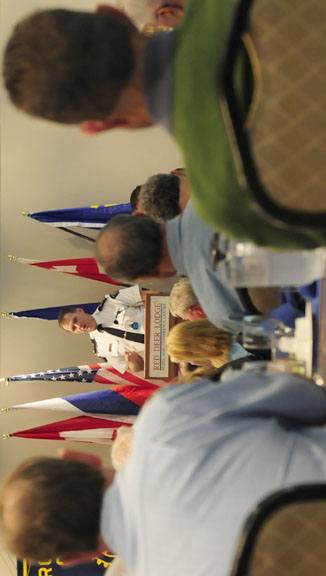 Supt. Brian Simpson addressed security issues at the Vancouver Winter Olympics and the recent G8 and G20 Summits in Ontario at Monday's Rotary Club meeting.