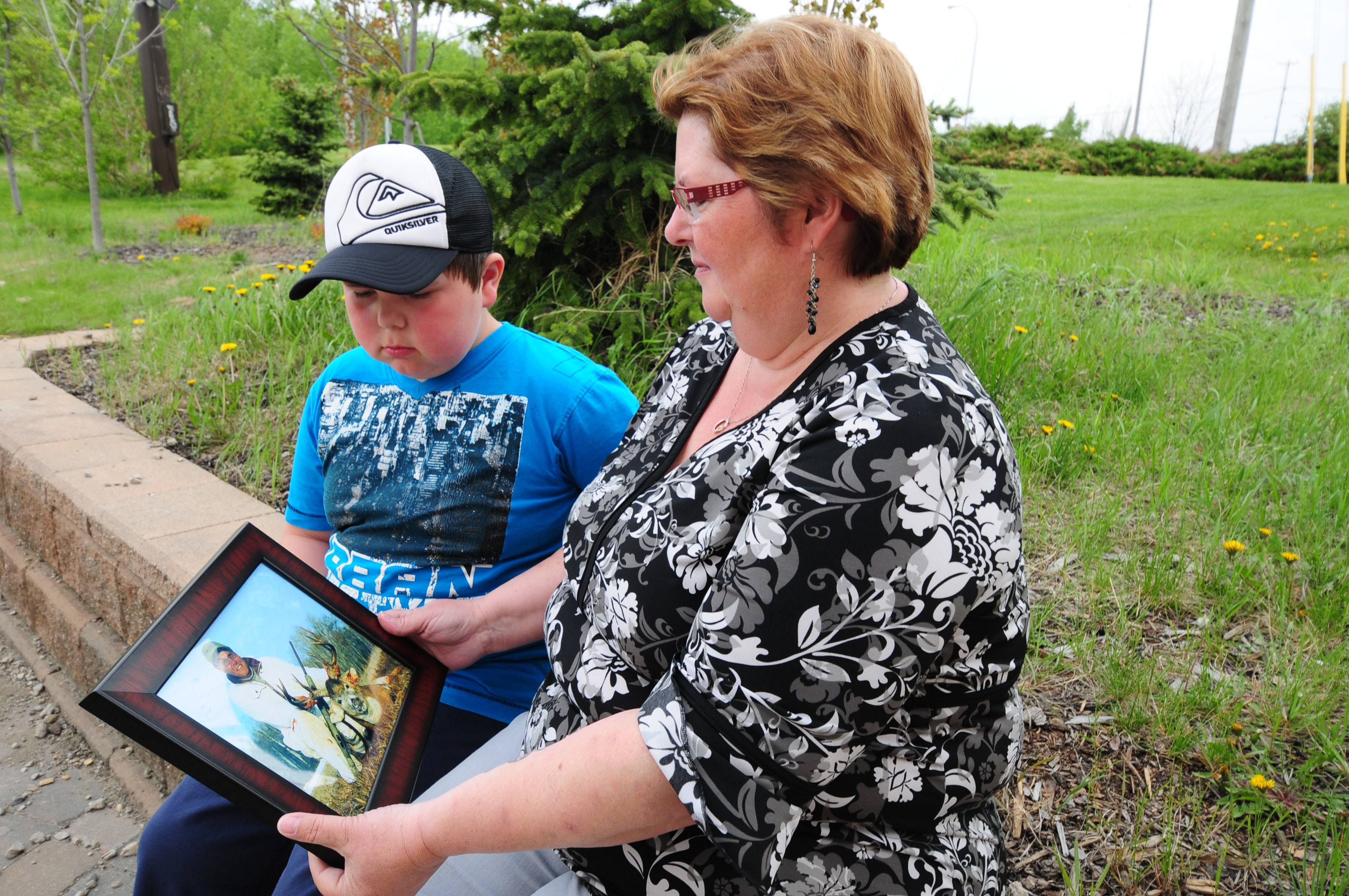 REMEMBERING- Terry Odenbach and her son Keagen