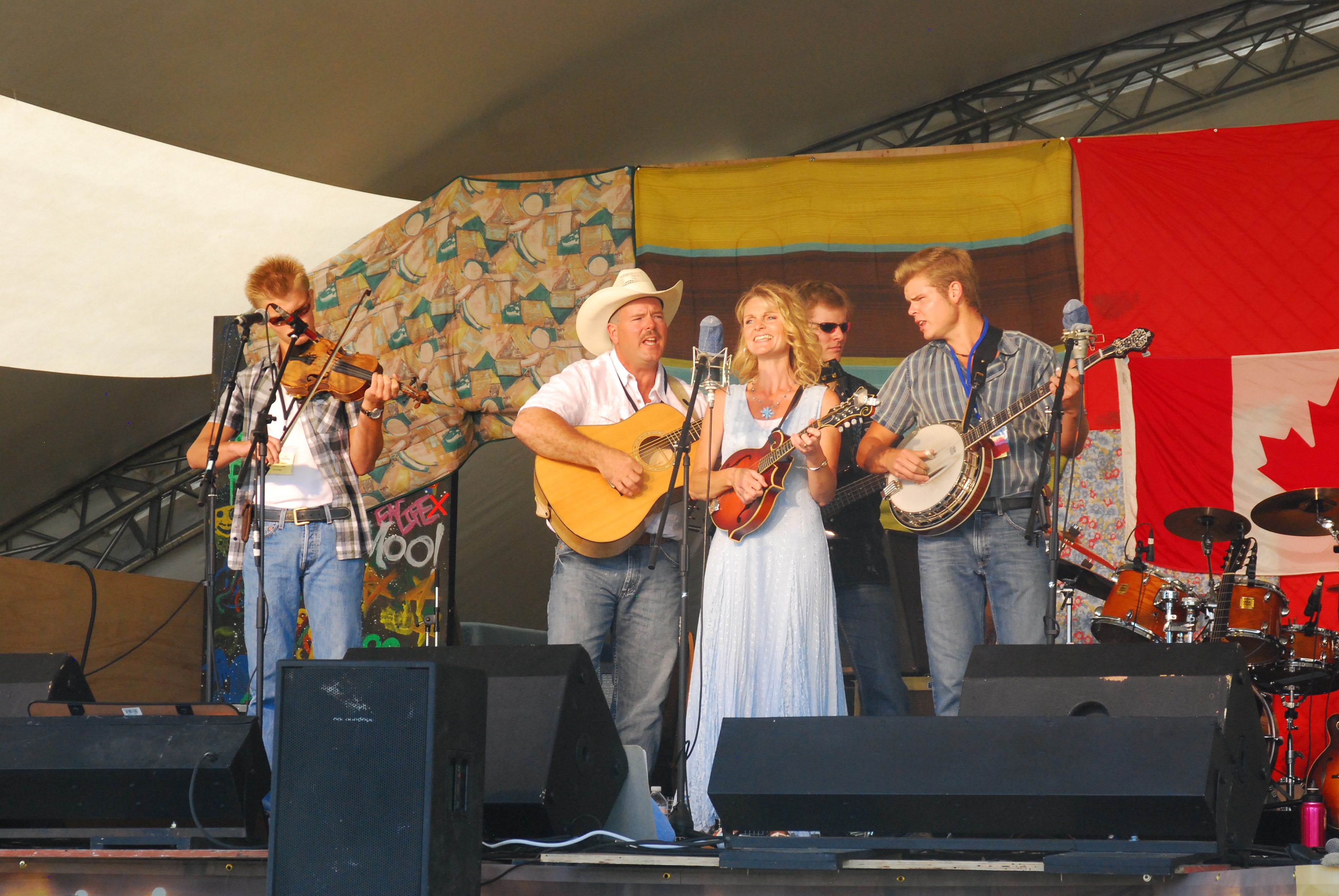 AGELESS MELODIES -The Larsgard Family Band performed for the Sunday crowd of the Central Music Festival with their broad repertoire of music ranging from bluegrass to traditional country music.