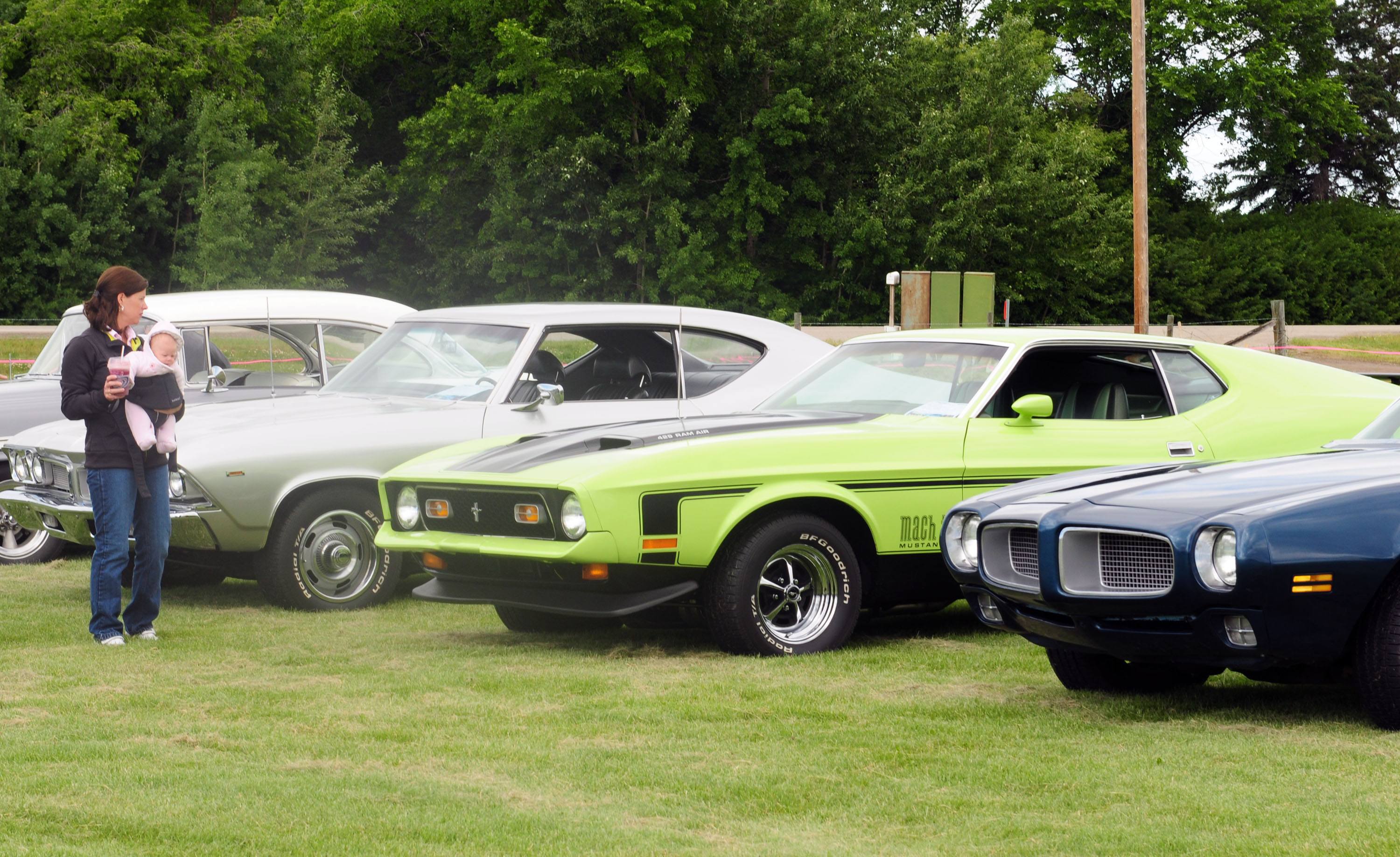 CLASSICS- Many vehicle enthusiasts came out to Meadowlands Golf Club in Sylvan Lake to view some of the amazing cars and trucks during a car show this past weekend.