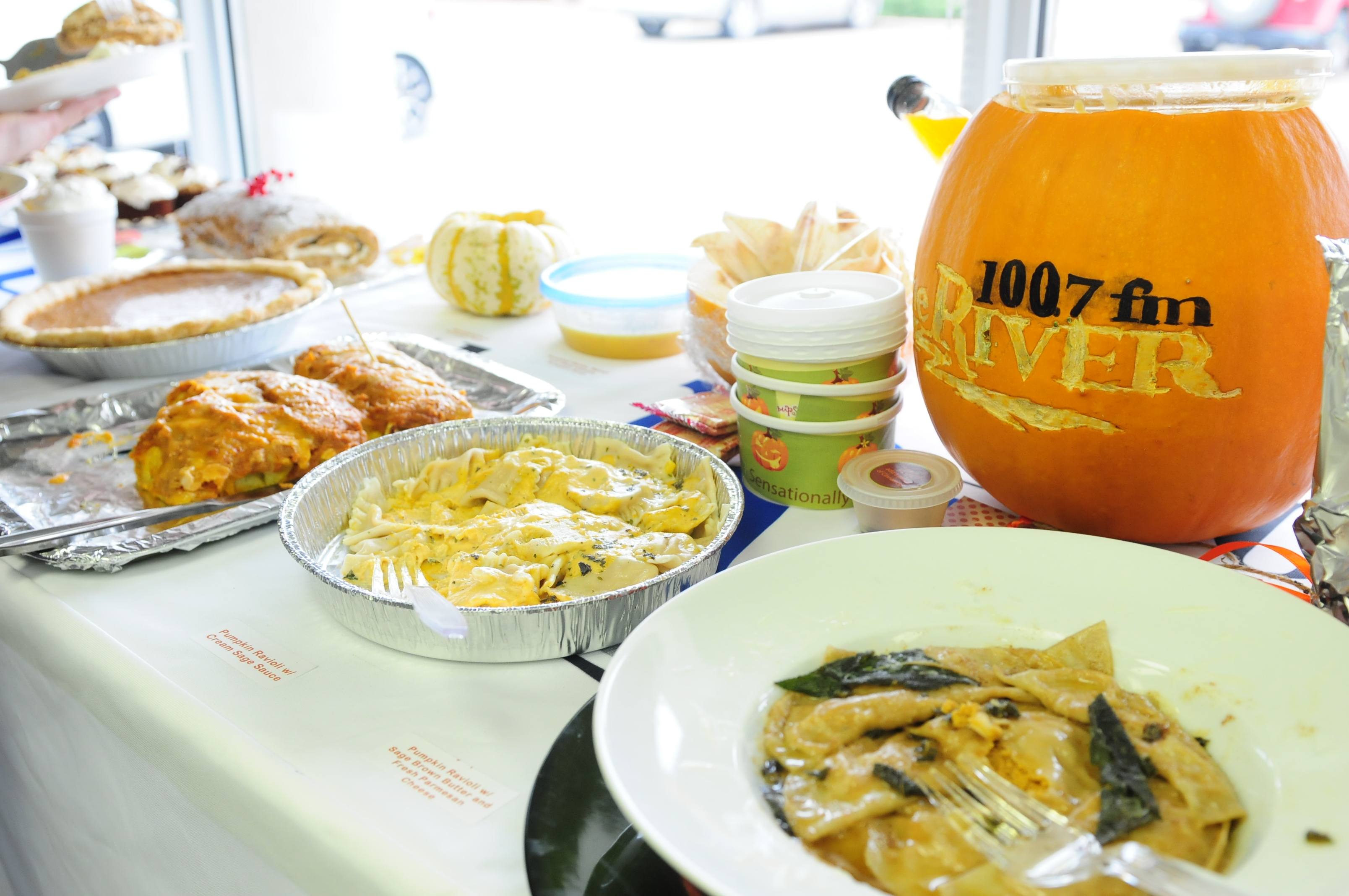 GOODIES- A pumpkin baking contest was recently held at the River radio station where judges chose the best pumpkin recipe.