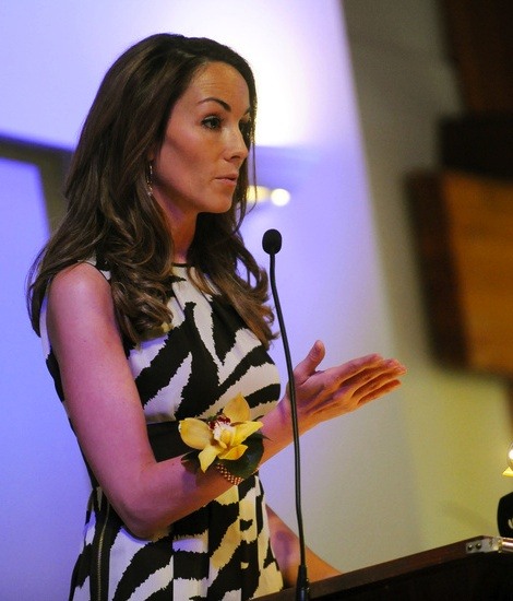POWERFUL MESSAGE – Amanda Lindhout addressed attendants at the Mayor’s Prayer Breakfast on Wednesday morning.