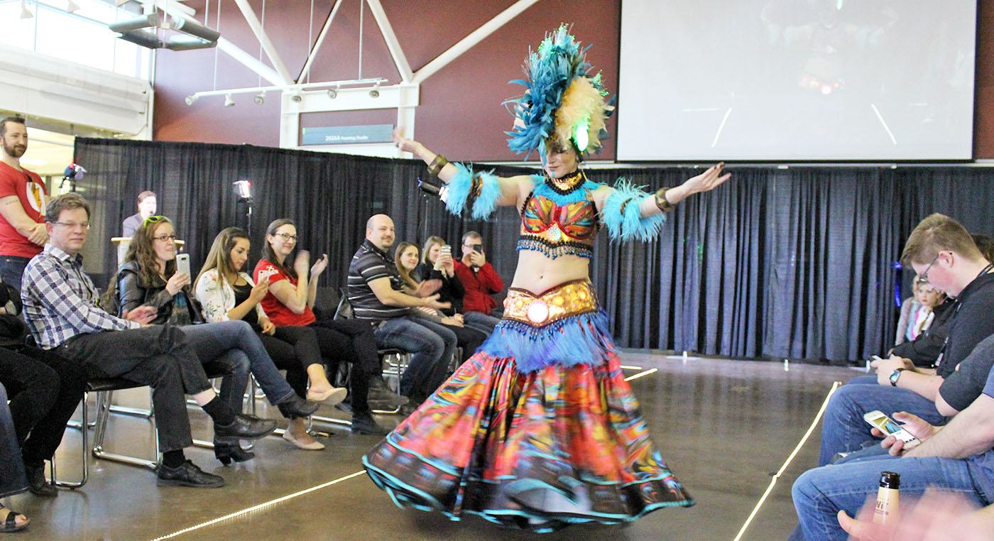 STATEMENT - Red Deer College hosted a Mini Maker Faire fashion show on April 21st. A Maker Faire runs at the College April 22nd.