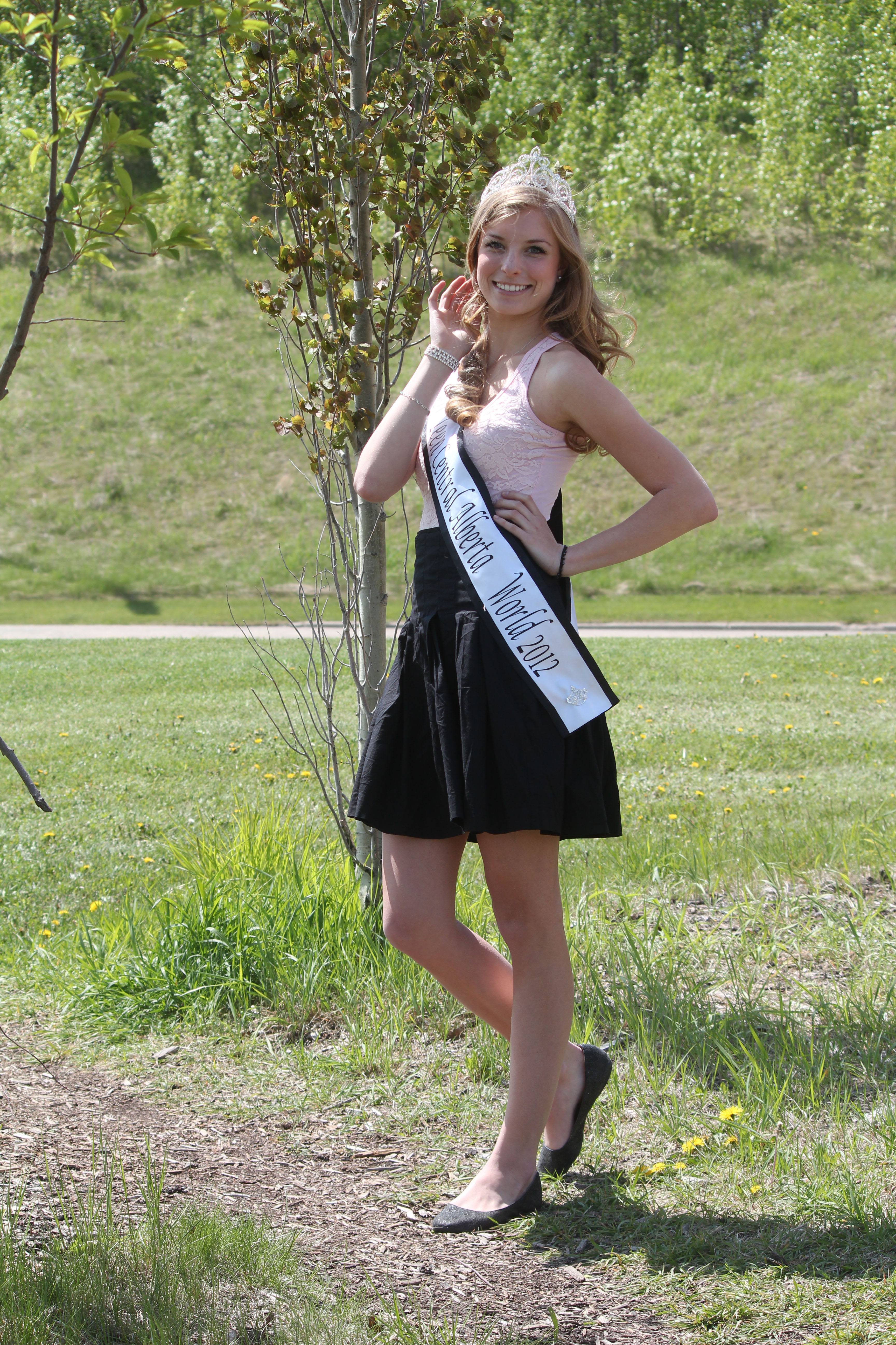 HIGH HOPES - Jennifer Robitaille won the title of Miss Teen Central Alberta earlier this year. She heads to Toronto next month to compete in the Miss Teen Canada pageant.