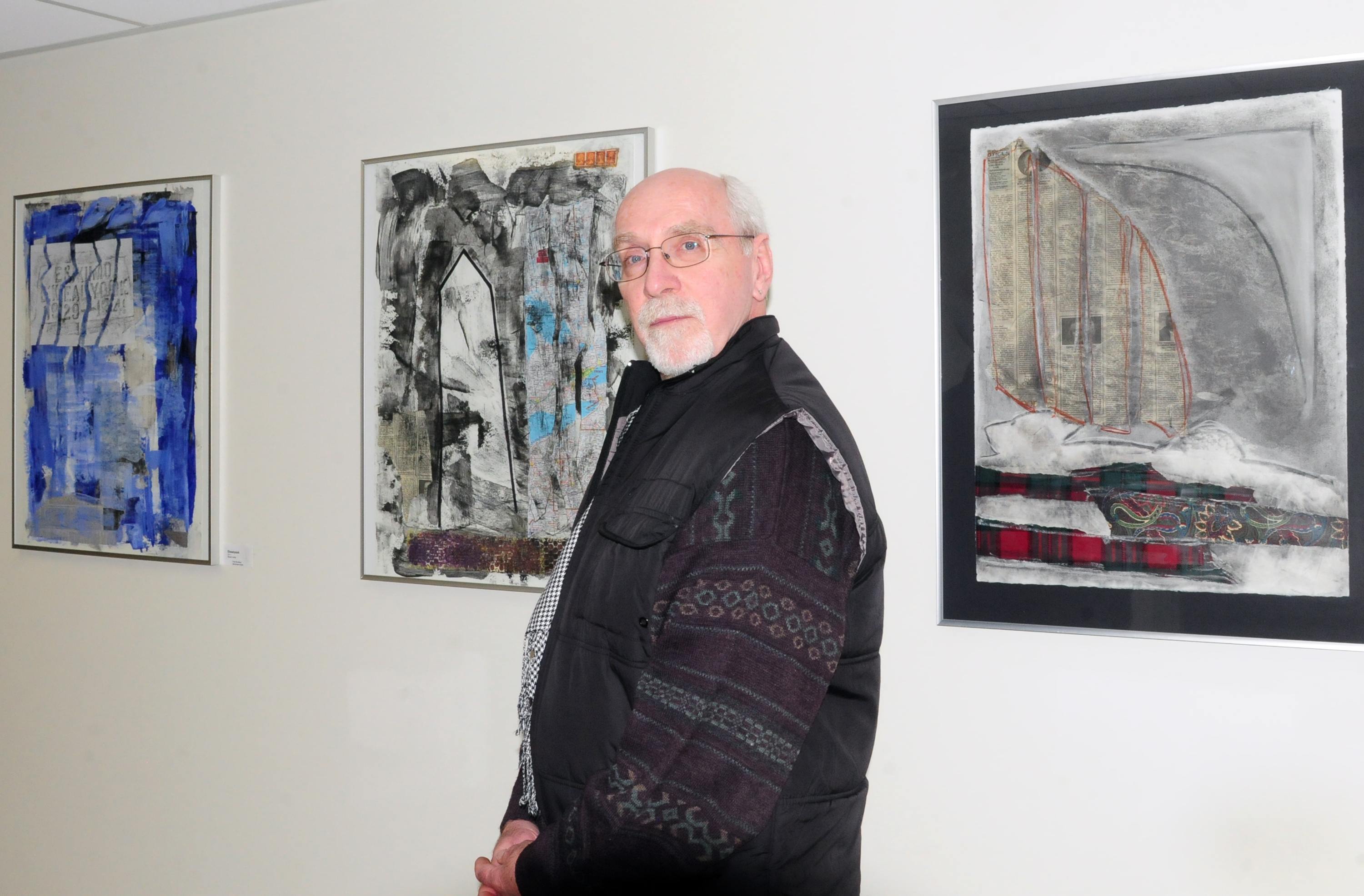 REFLECTING- City artist Paul Boultbee is currently showcasing a new series of works entitled Grave Matters in the Corridor Gallery through to the end of November. The Gallery is located in the basement of the Recreation Centre.