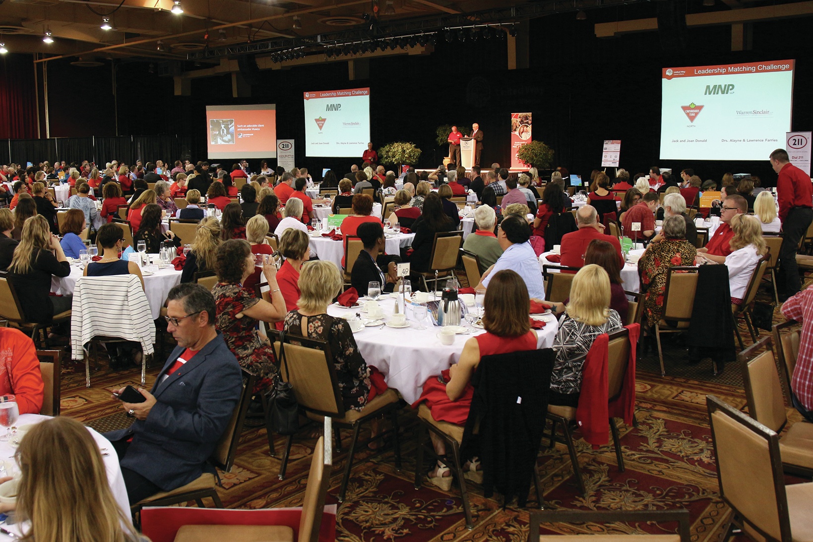 KICK OFF - Hundreds of Red Deerians gathered to support the United Way of Central Alberta's annual campaign kick off.