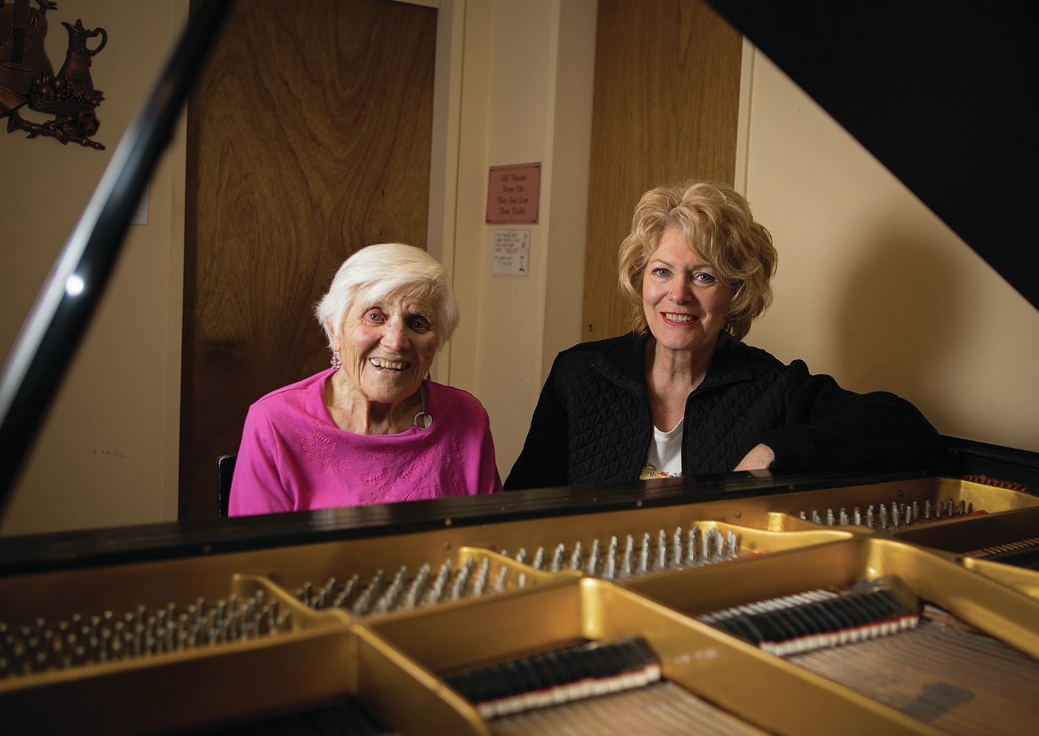 REMEMBERING - Pictured here are Sadie Braun and her daughter Sharon Braun earlier this year. Sadie