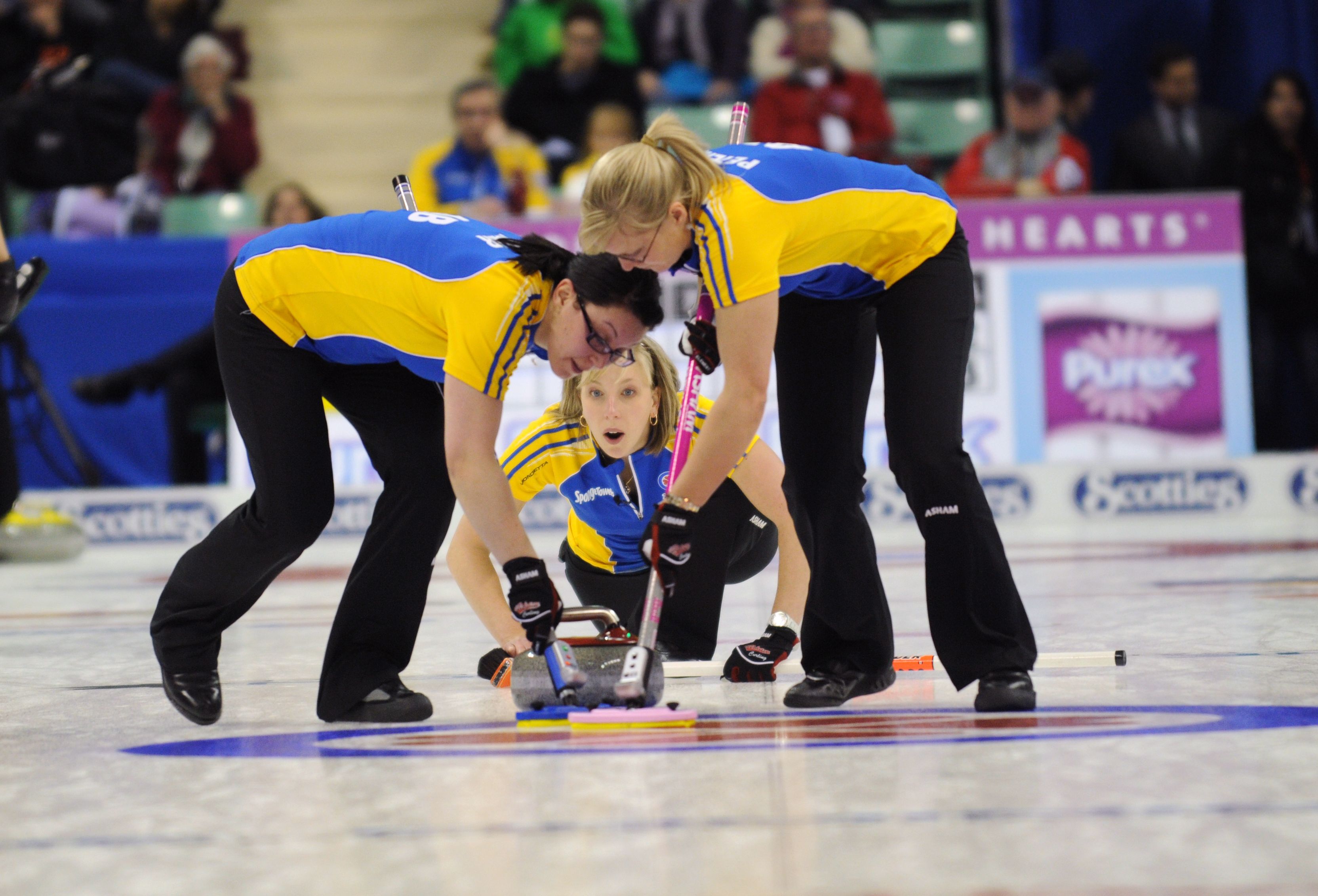 GREAT WIN- The Alberta Curling Team was victorious this past week as they won the Scotties Tournament of Hearts.