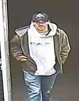 SUSPECT - RCMP are asking the public's assistance in identifying this man who allegedly robbed a taxi driver at knife point.
