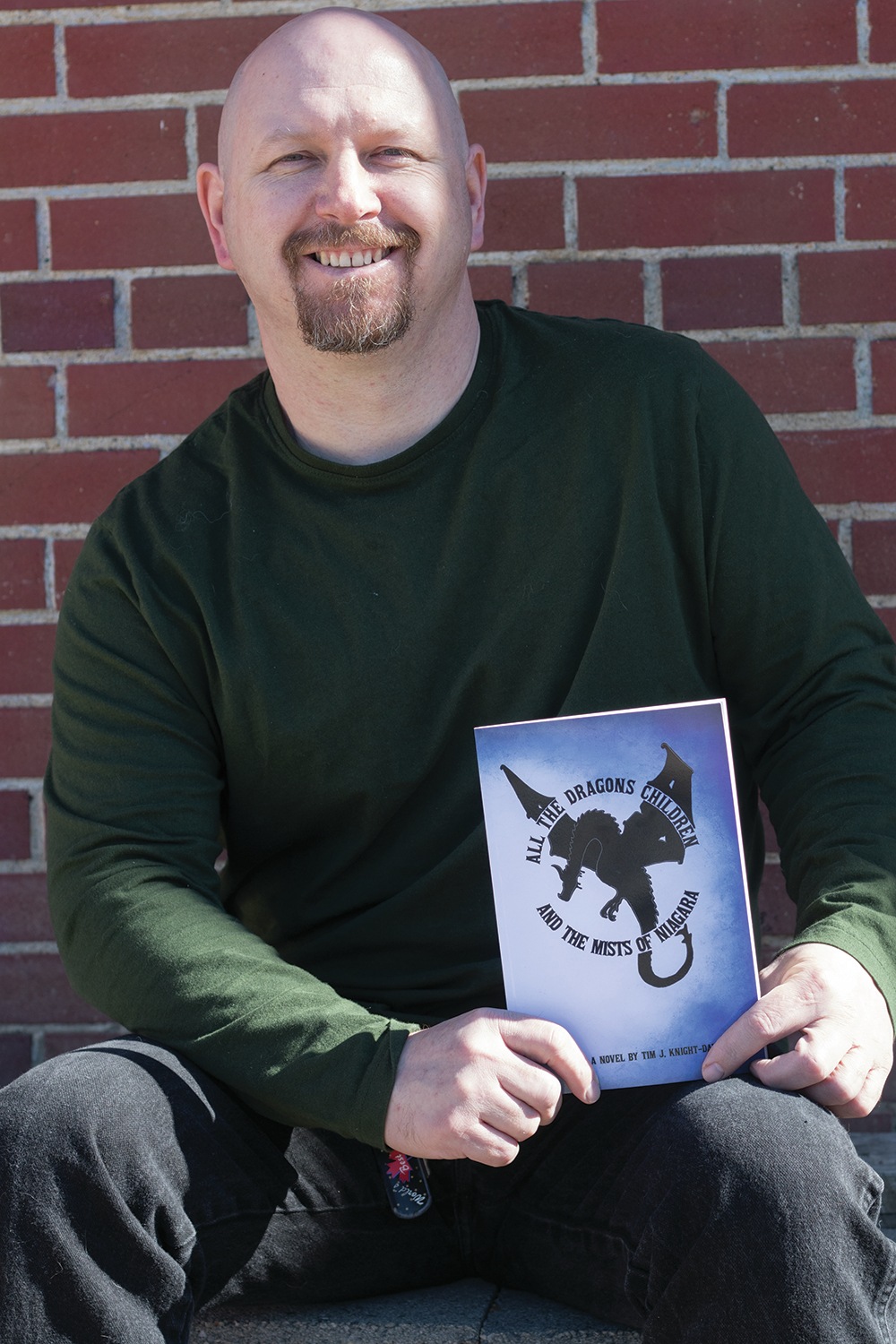 EXCITED - Local author Tim J. Knight-Davies is proud to have released the first novel in a five-part fantasy series. The book