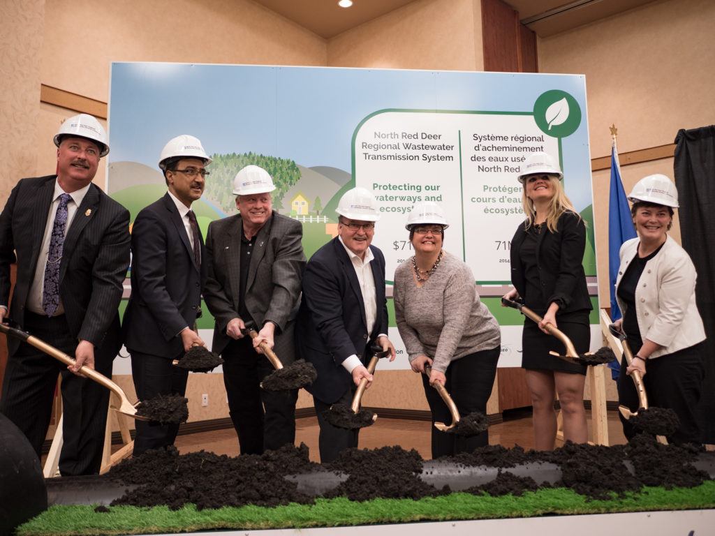 Ground breaks for North Red Deer Regional Wastewater System Red Deer Express