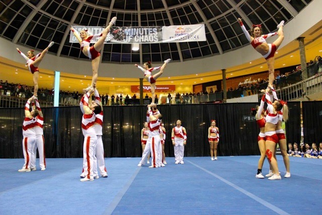 WORLDS BID – The Calgary Premier Cheer Academy’s International Co-ed Level 6 Team has received a bid to the 2015 ICU World Championships following their routine at the Alberta Cheerleading Association’s competition last month at West Edmonton Mall.