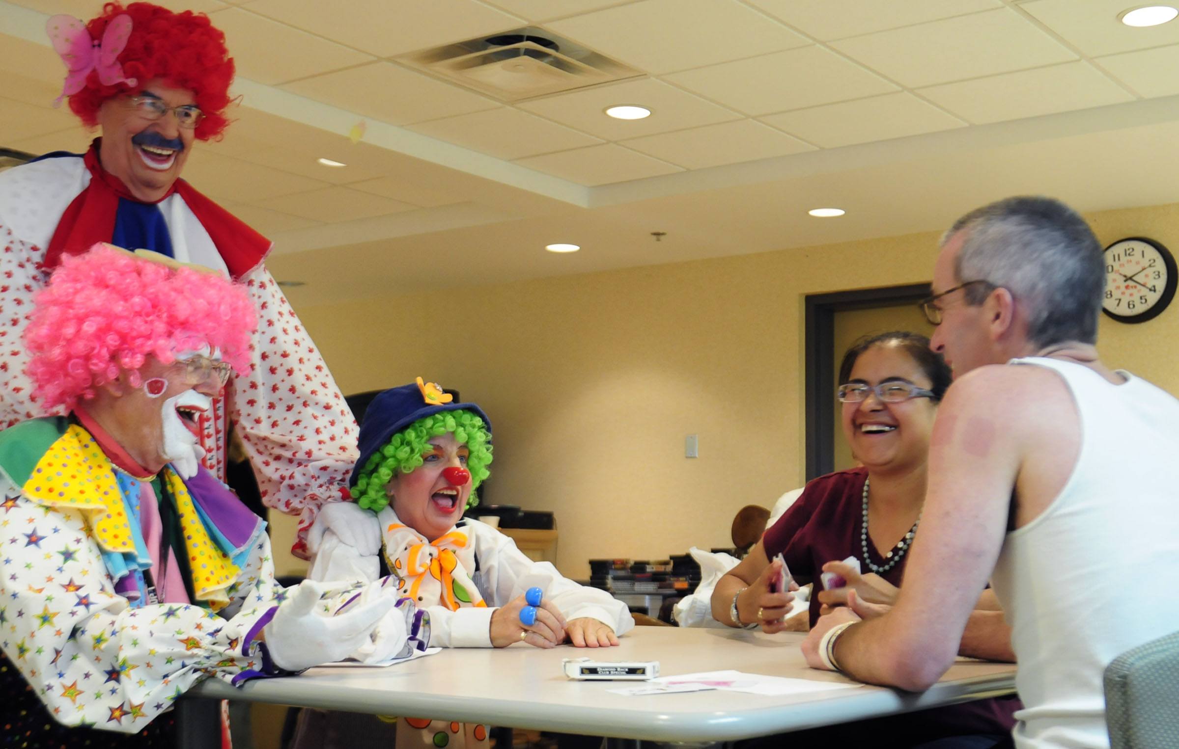 A two day workshop was held at the Red Deer Regional Hospital this past week for the Caring Clowns