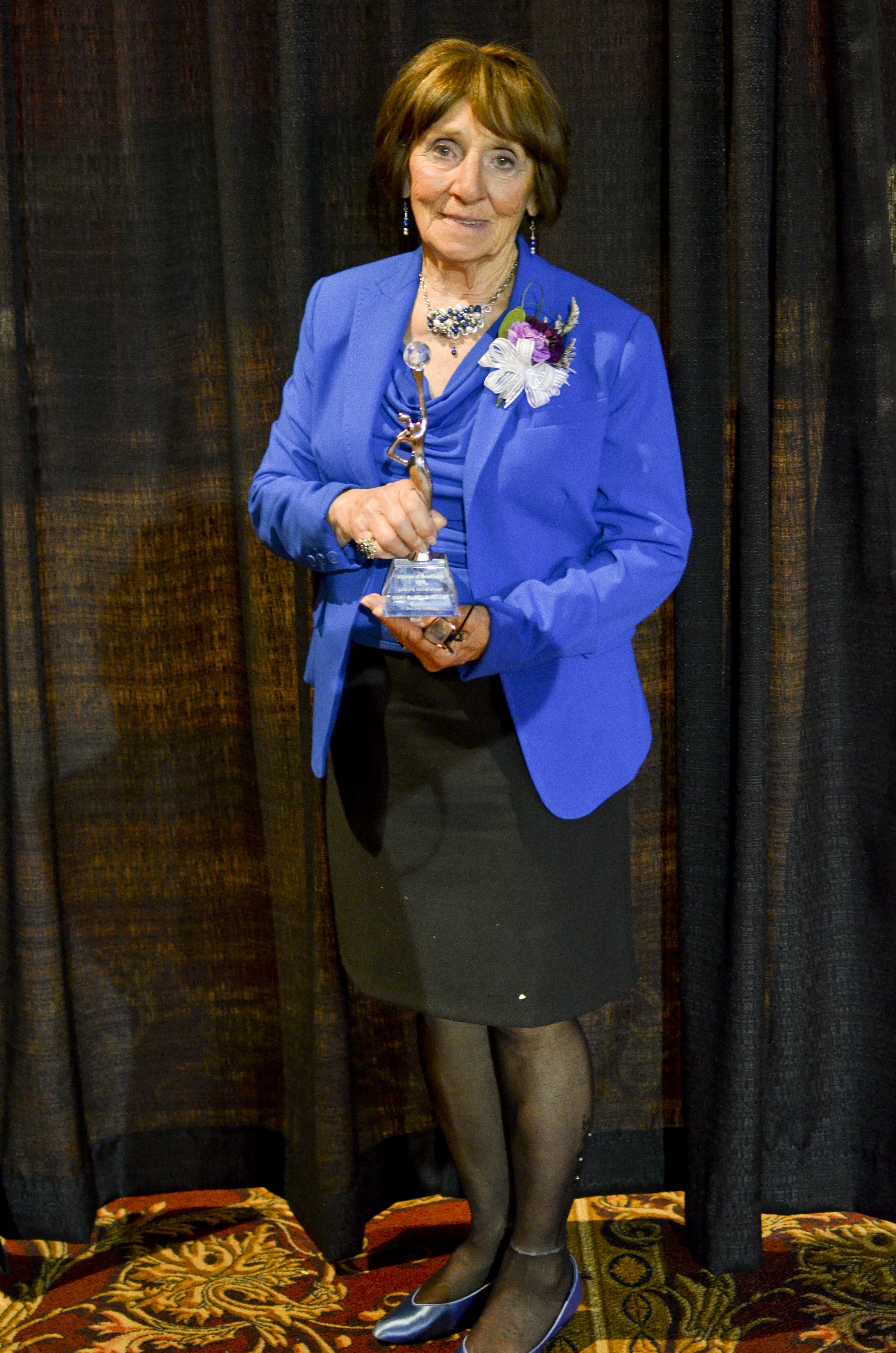 TOP HONOUR – Mary Eileen Gardiner was given the Lifetime Achievement Award at this year’s Women of Excellence Awards Gala.
