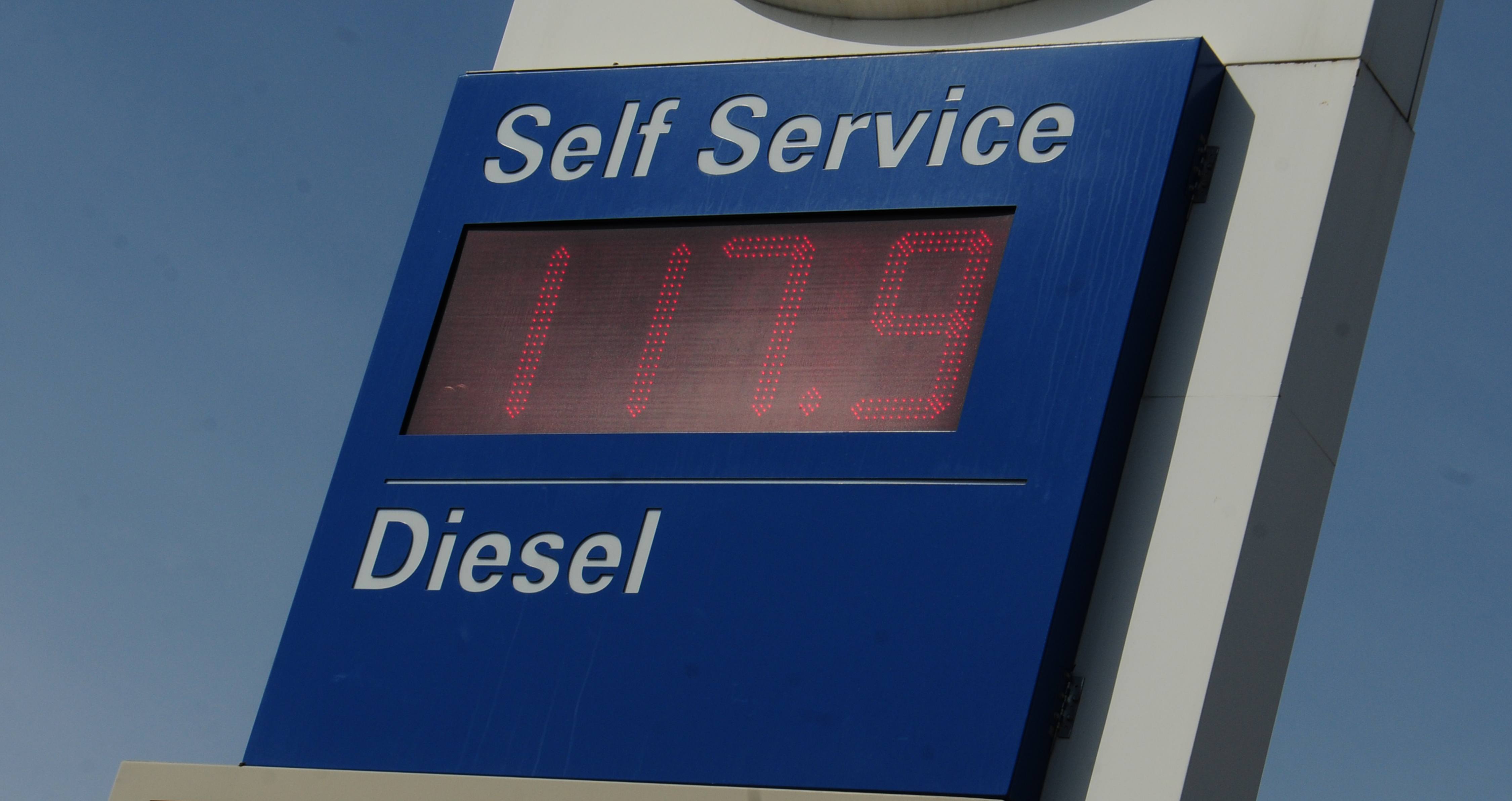 HIGHER- Gas prices continue to stay at the $1.17 mark despite the groans of Red Deerians who depend on it everyday.