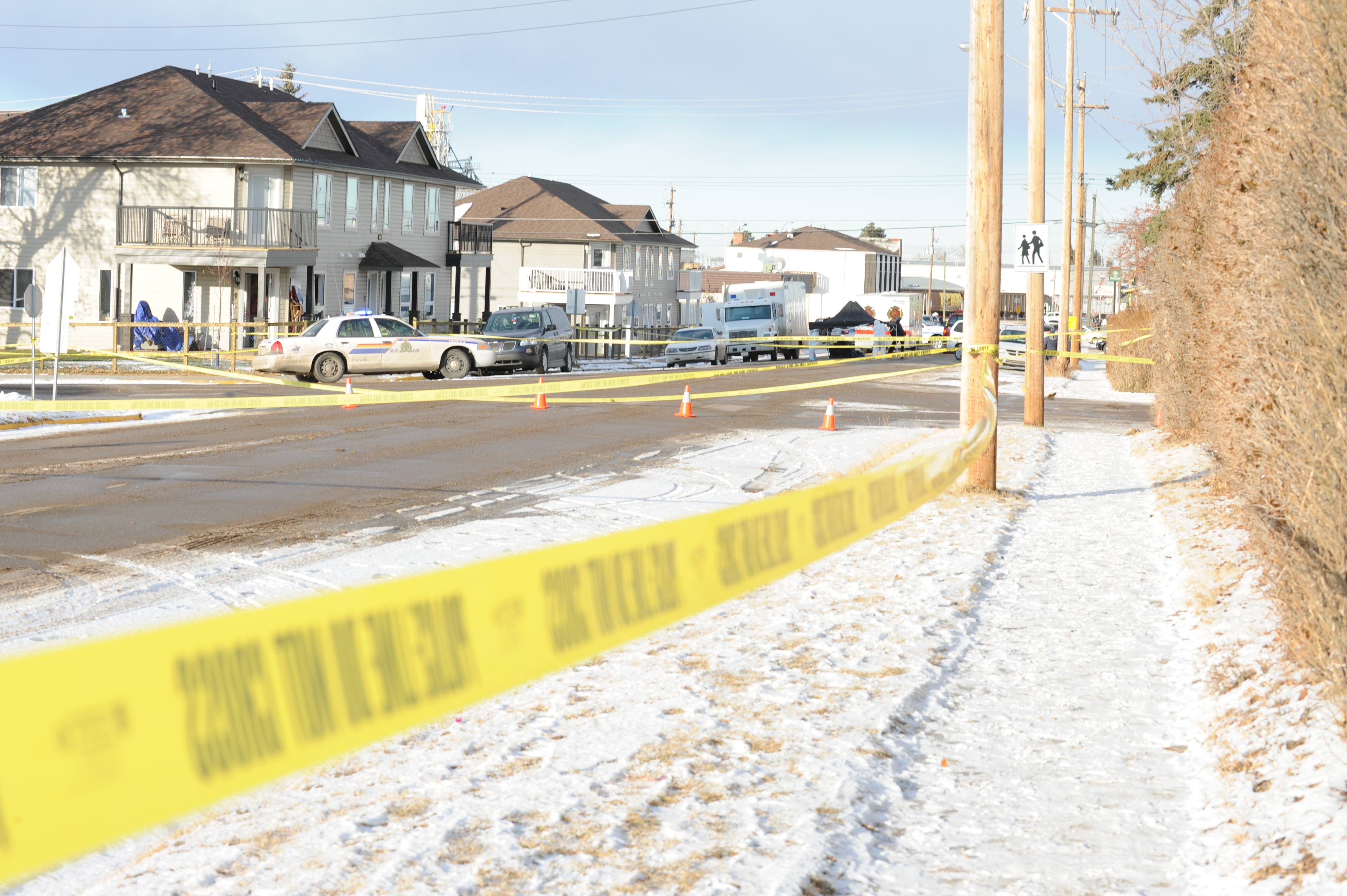 EXPLOSION- Innisfail RCMP members responded to an explosion early Friday morning at 51 ave and 49 st.