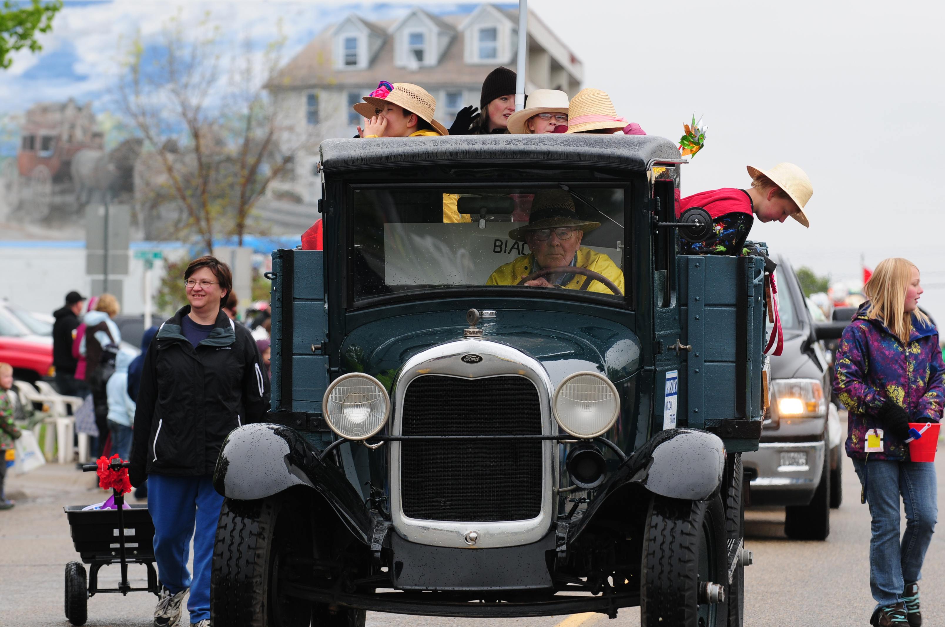 CELEBRATION- Many families made their way to the streets of Blackfalds to watch the parade  this past weekend to celebrate Blackfalds Days.