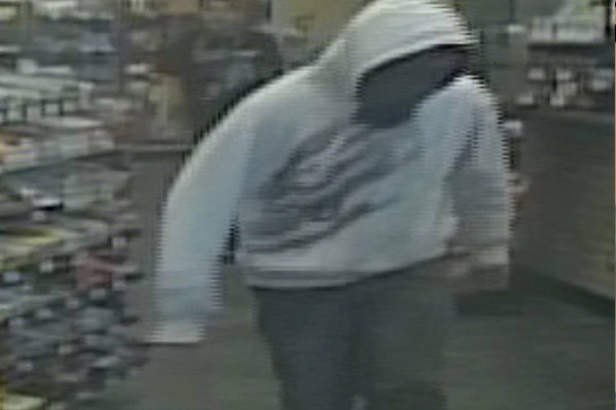 Suspect in Macs armed robbery. photo submitted